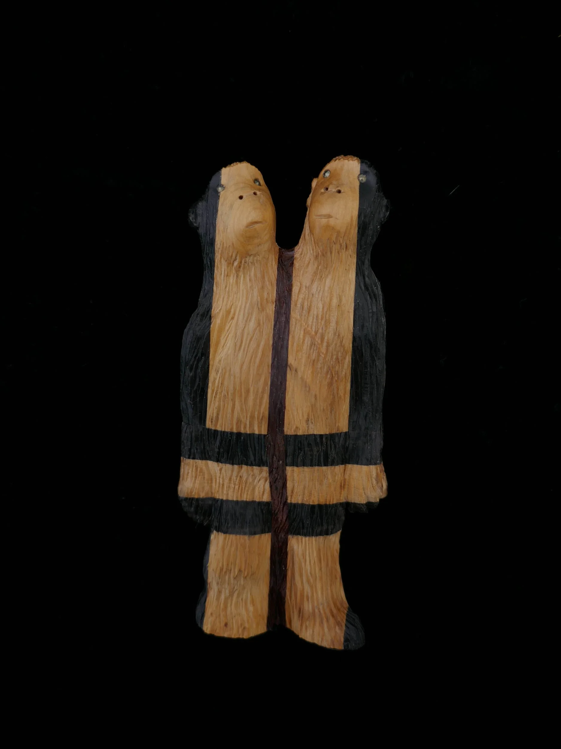 Harris and Lewis.  Boxwood, ebony, sterling silver, marcasite. 2025