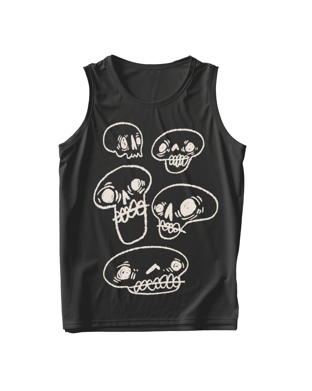 Synthetic Animal_House of Wolves_Unisex Gray Tank_Mockup_Final.png