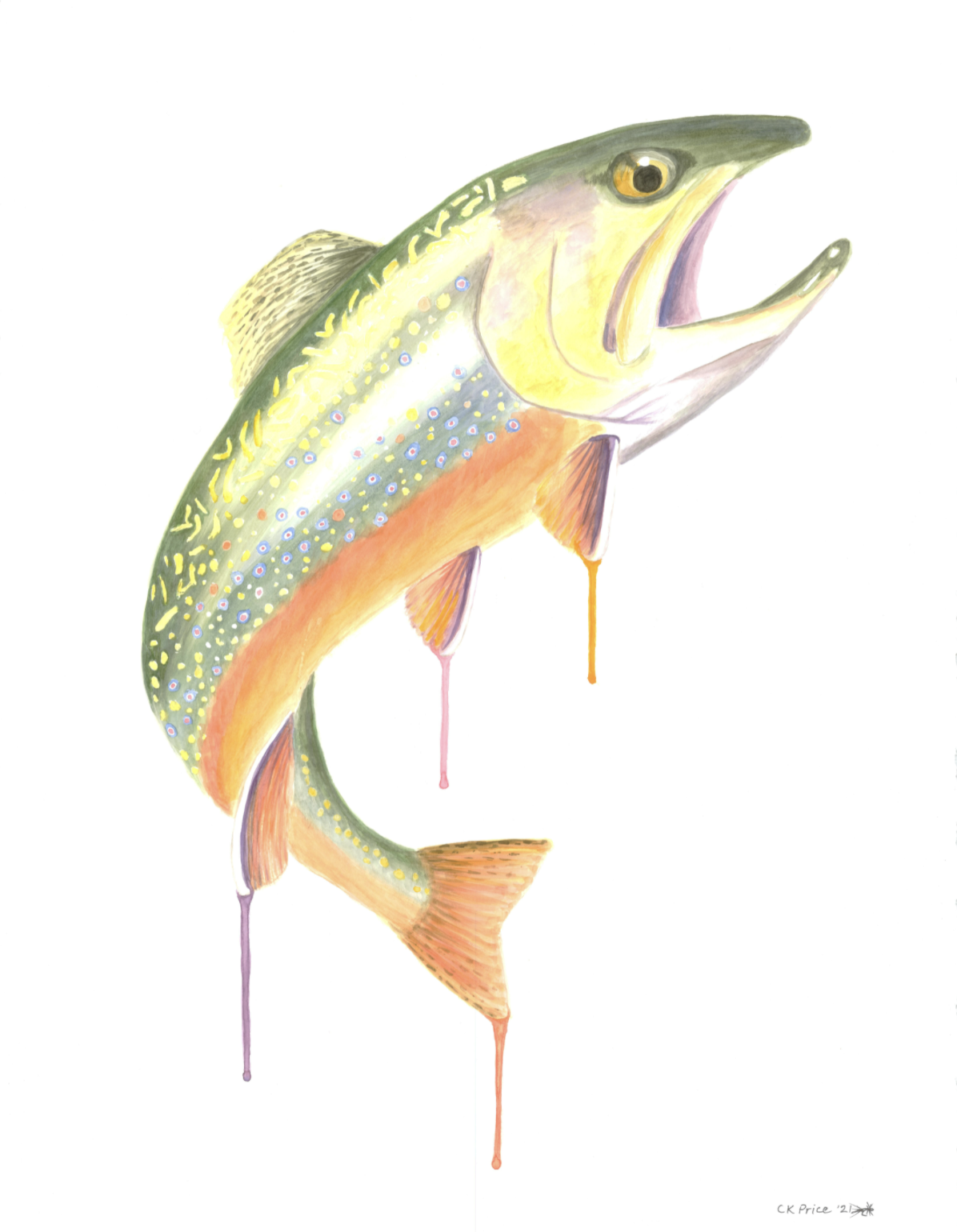 October Brook Trout.
Commission for Sage Lodge, Paradise Valley.