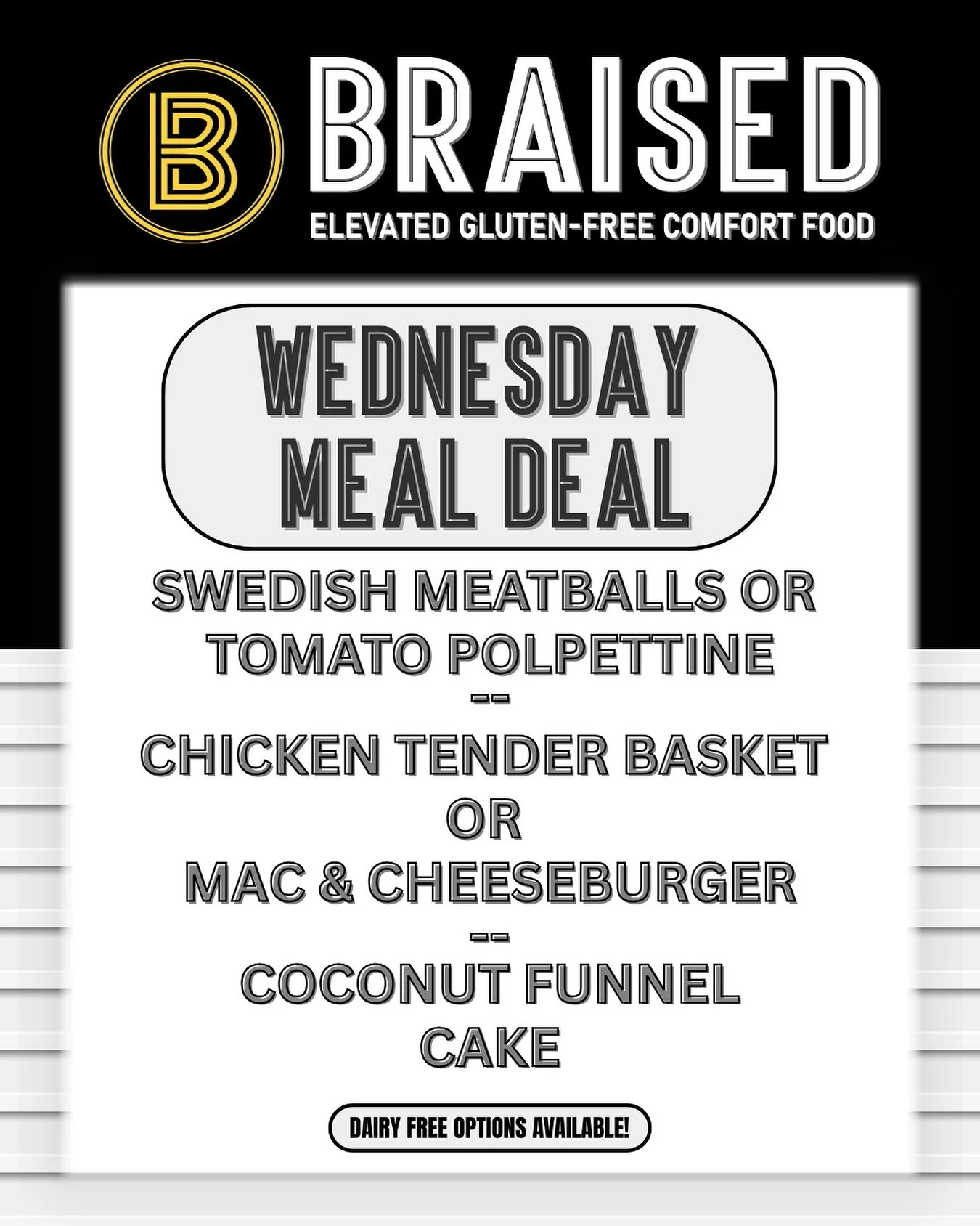 Next Wednesday’s Pre-Orders are now open!!
Order at the bottom of our online store at braised-restaurant.square.site or at the link in our bio!