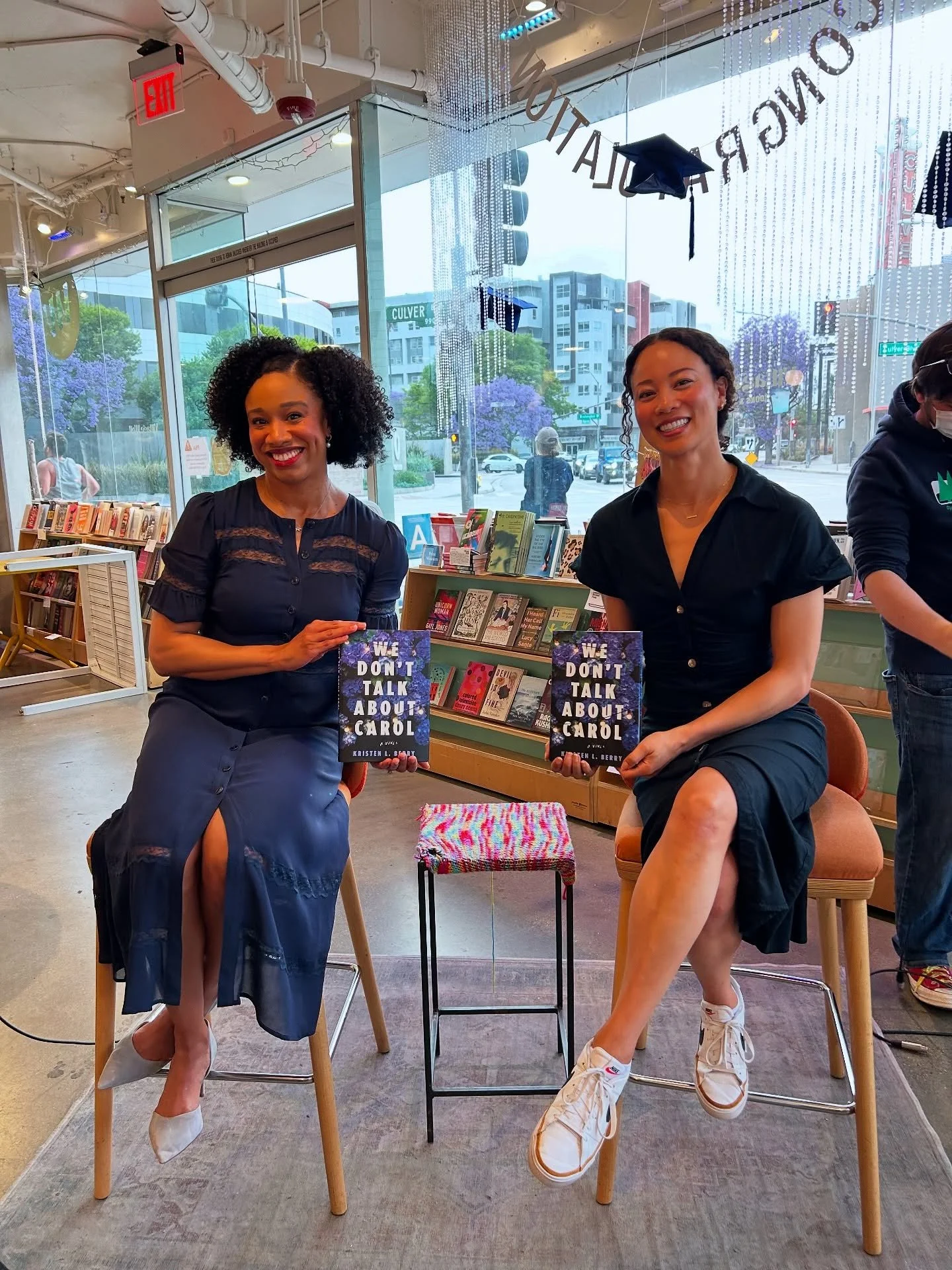Had such a blast moderating the launch of @kristenlberry&rsquo;s debut novel WE DON&rsquo;T TALK ABOUT CAROL and seeing so many beautiful faces @villagewellcc who drove from all over LA to celebrate with us! 🥰🫶🏼

#debutnovel #wedonttalkaboutcarol 