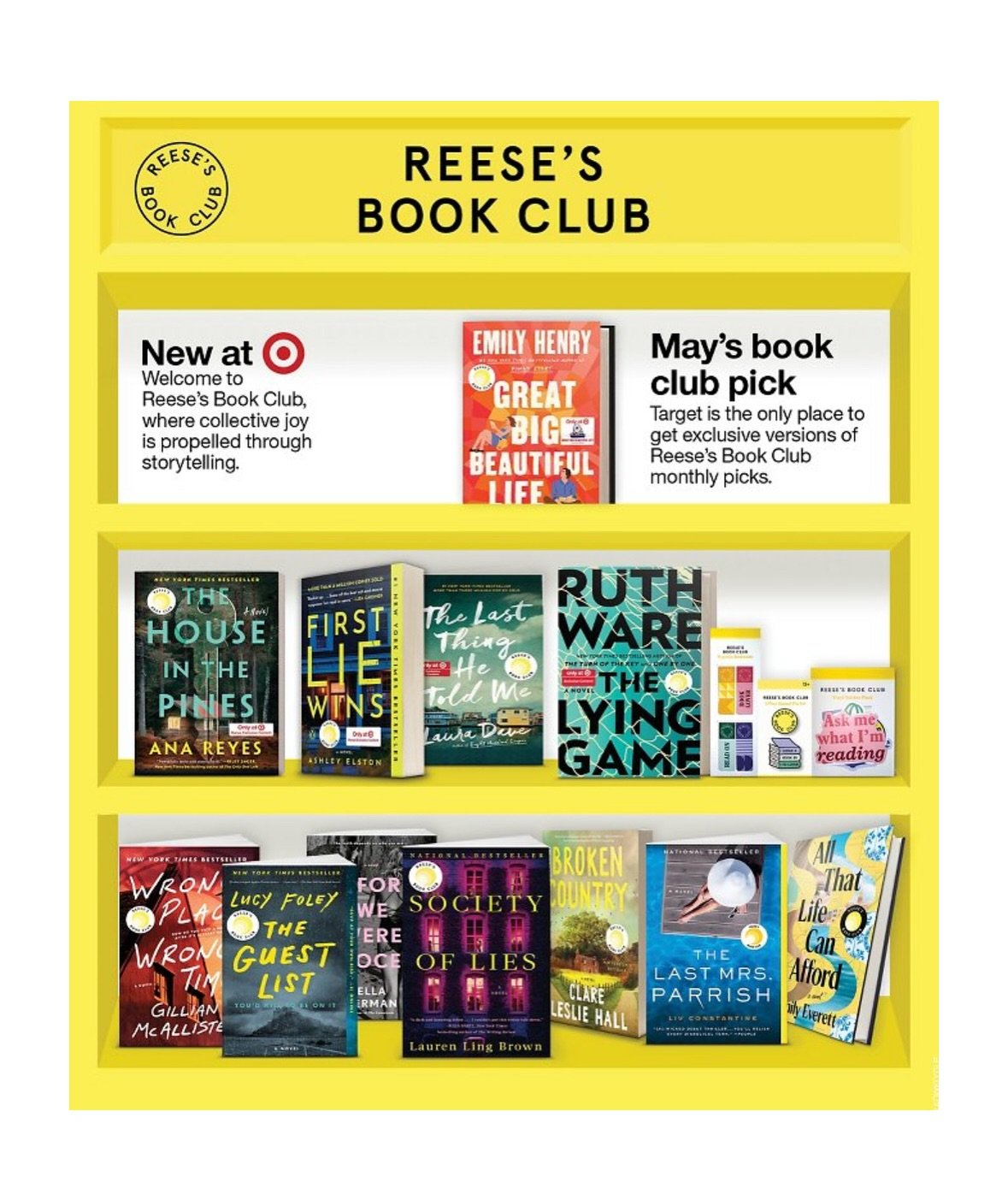 What an honor to see the paperback of Society of Lies in @target Circle 🎯 THANK YOU @target @reesesbookclub and @ballantinebooks 🙏🏼😍 

I am over the moon! 

#target #targetcircle #targetbooks #reesesbookclub #ad #societyoflies #paperbackbooks #pa