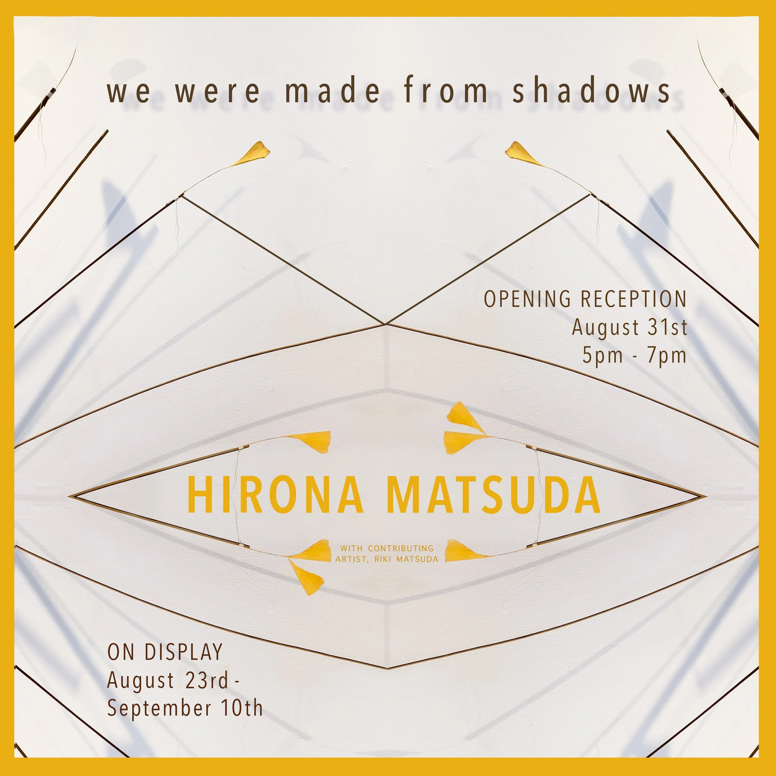 We Were Made from Shadows