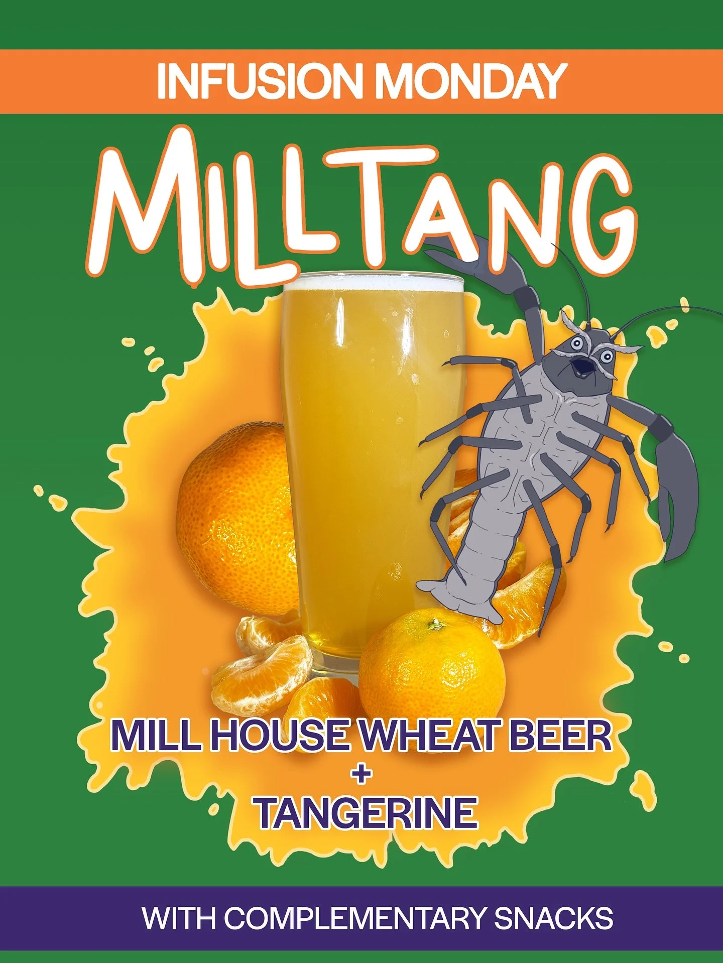 Introducing INFUSION MONDAYS &mdash; Every Monday we&rsquo;ll be adding fun and sometimes nostalgic flavors to our beer. Plus this Monday we&rsquo;ll be offering free sweet treats that pair with the beer. Monday only! All day.