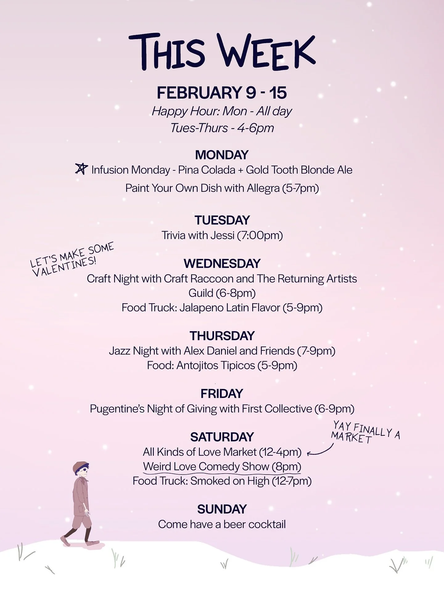 This Valentine&rsquo;s week brings lots of opportunities to love on each other. Get your Weird Love comedy tickets via the link in our bio! Check the caption for updates.