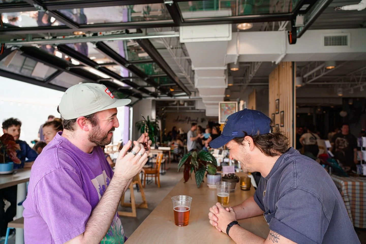 Happy Friday! Starting at 4pm, we&rsquo;ll have the garage doors up and Louche, our French saison, back on tap. Food-wise we&rsquo;ve got @redrabbitramen tonight and tomorrow 5-9pm. Plus we have Calibowlia for lunch tomorrow 12-4pm. Come hang!

Photo