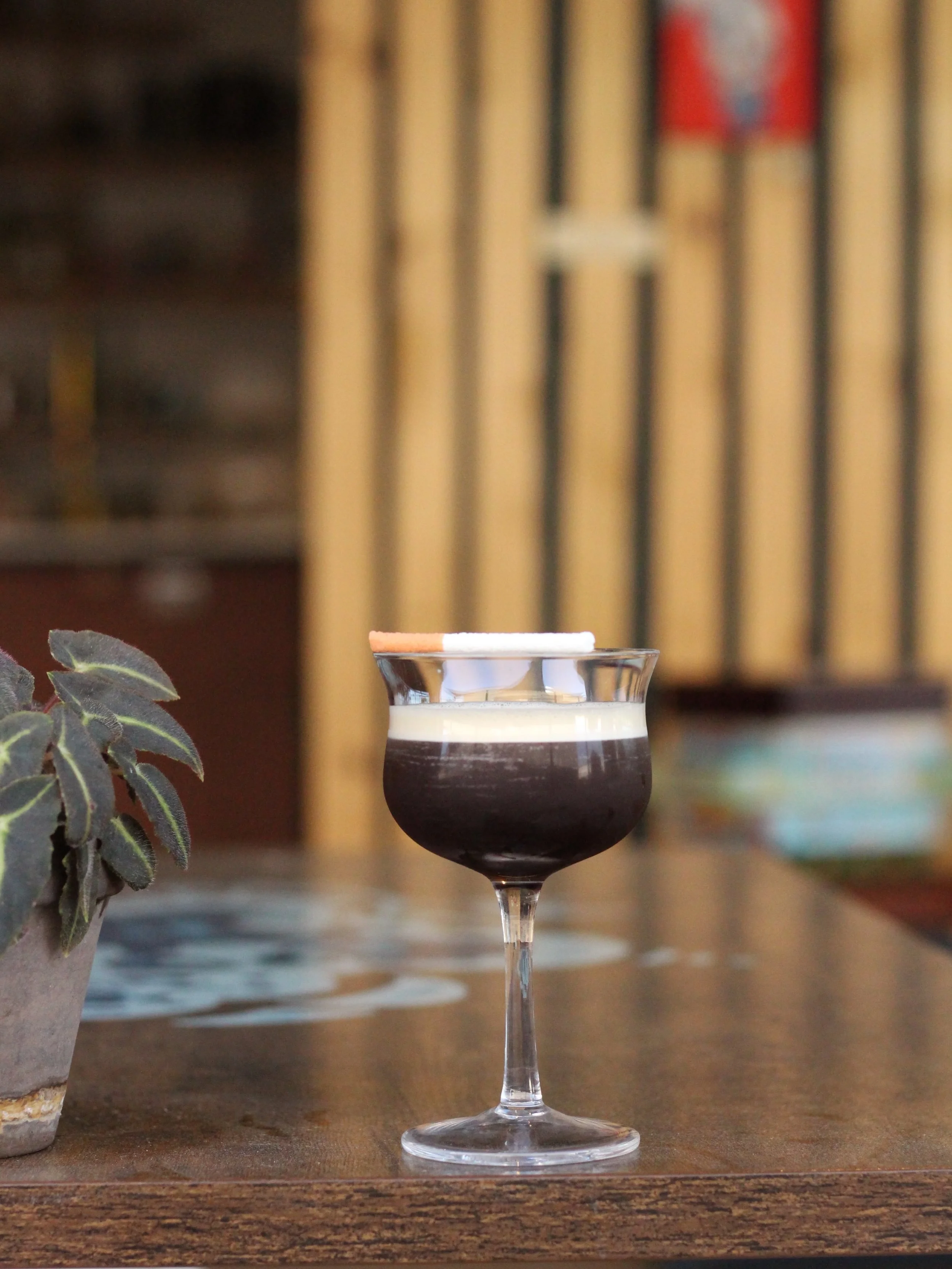 AUTUMN COCKTAIL MENU COMES OUT TODAY &mdash;
1. My Immortal

Your espresso martini that studied abroad and made cigarettes their personality (yes that&rsquo;s a candy cig)

2. Ek Ek Ek

It&rsquo;s green, it&rsquo;s citrusy, it might be haunted.

3. (