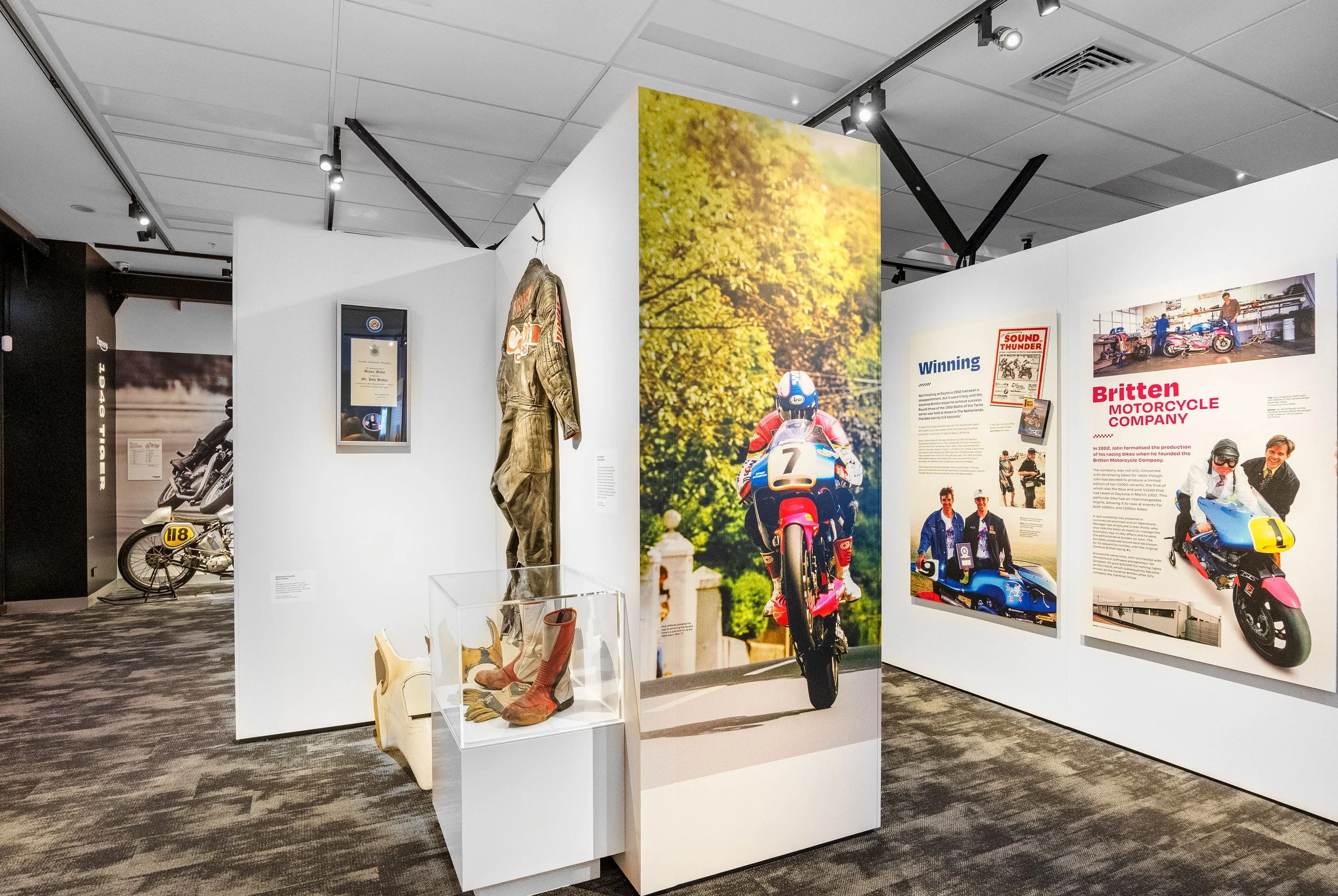 Britten Museum fitout and founding sponsor featuring EasyAs Walls
