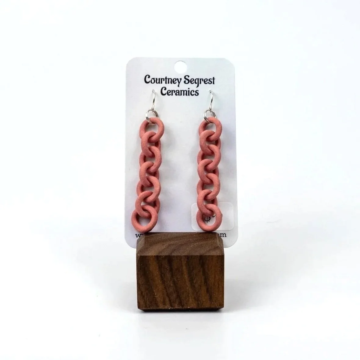 Red Chain Earrings