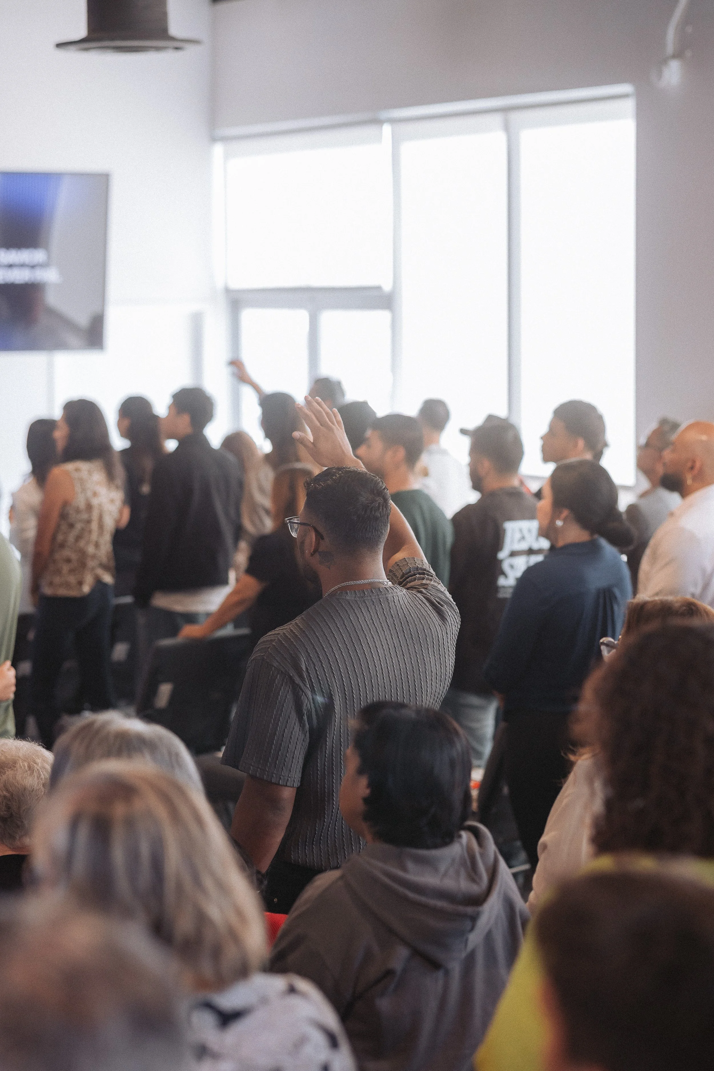 Worship the Lord with us in our auditorium.