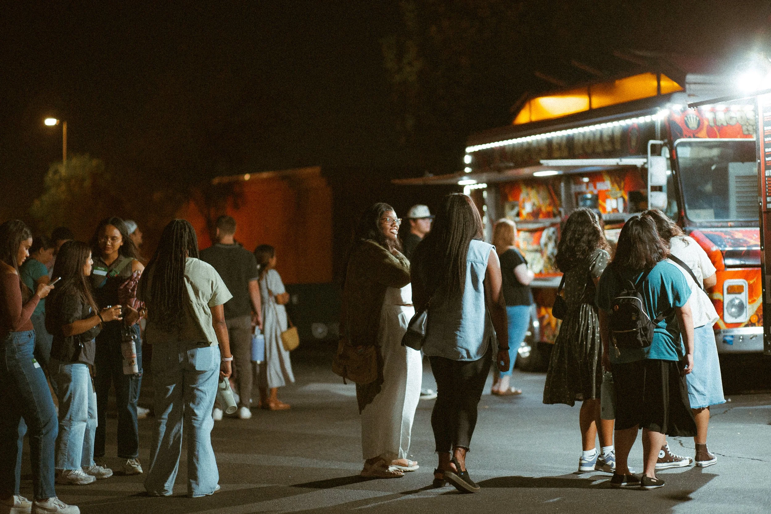 Grab food from local food & dessert trucks right after the service!