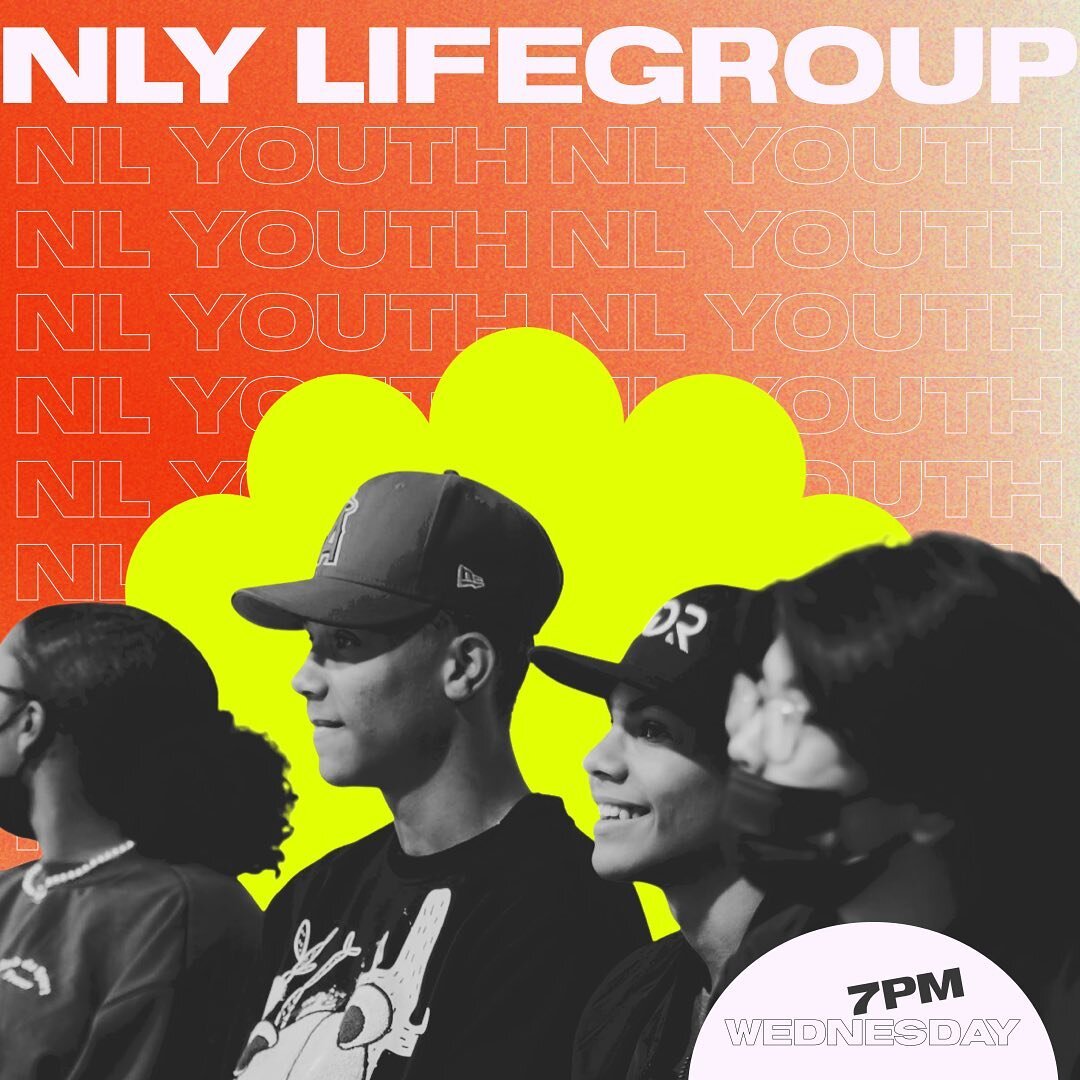 HAPPY TUESDAY! 🌞 

You know what that means?! 🤪

Youth Life Group TOMORROW night! @ 7pm! See YOU there!