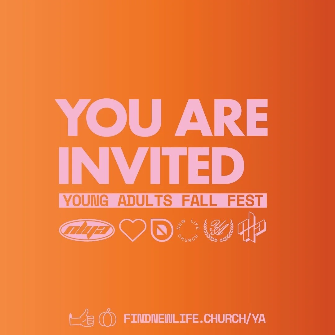 TWO 👏 MORE 👏 DAYS 👏
We’re throwing our own YOUNG ADULTS FALL FEST this Saturday at 6pm!!! We have powerful worship, biblical preaching, a practical Q&A, games, and an after party 🎉 
Let’s get together and celebrate JESUS togethe