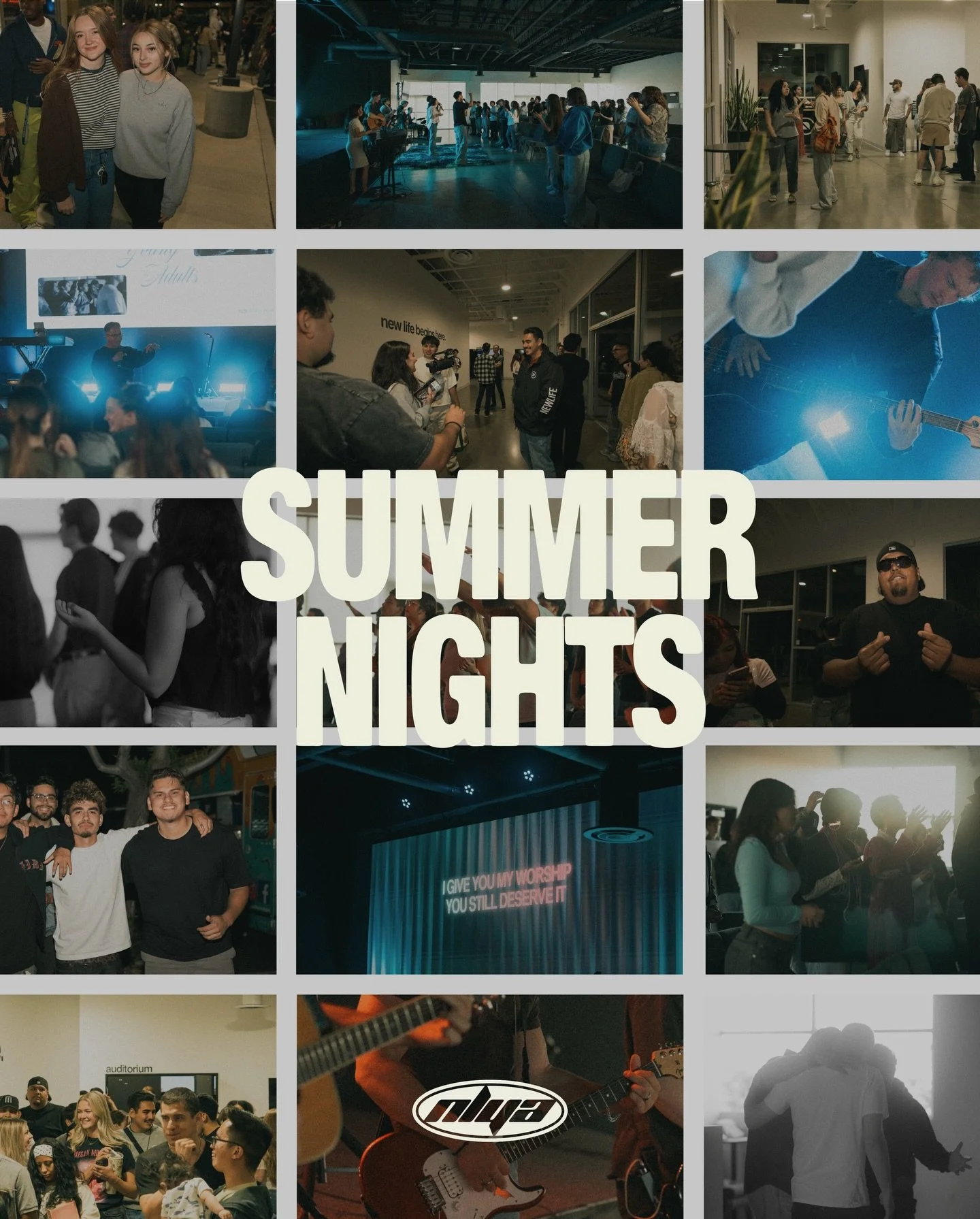 Week 2 of Summer Nights ft. @findnewlife.youth is tonight at 7pm! 

Come early to grab something from the concession stand and help support our NLY students as they raise funds for camp🏕️