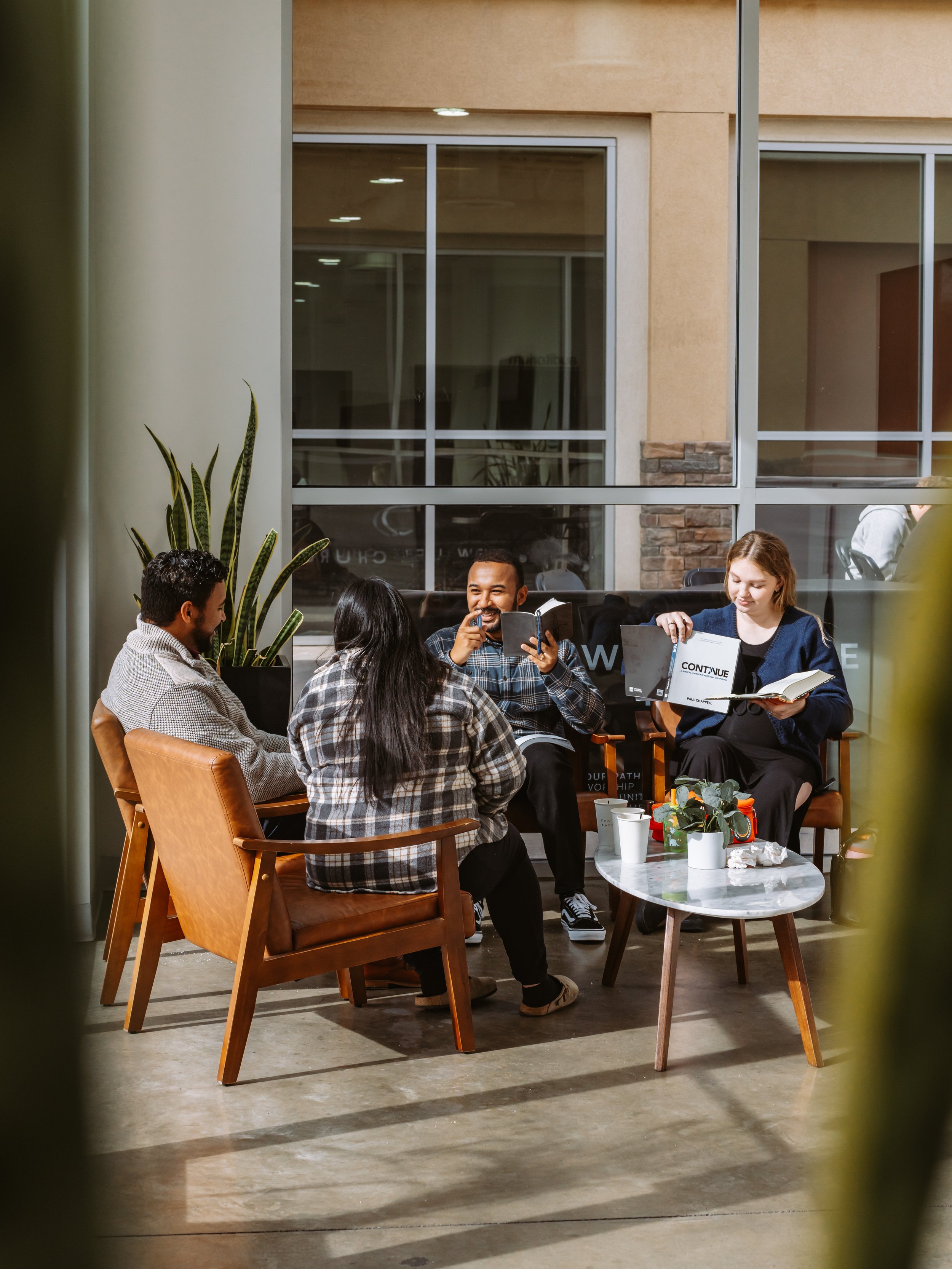 Join us at one of our weekly bible studies and fellowship with fellow believers.