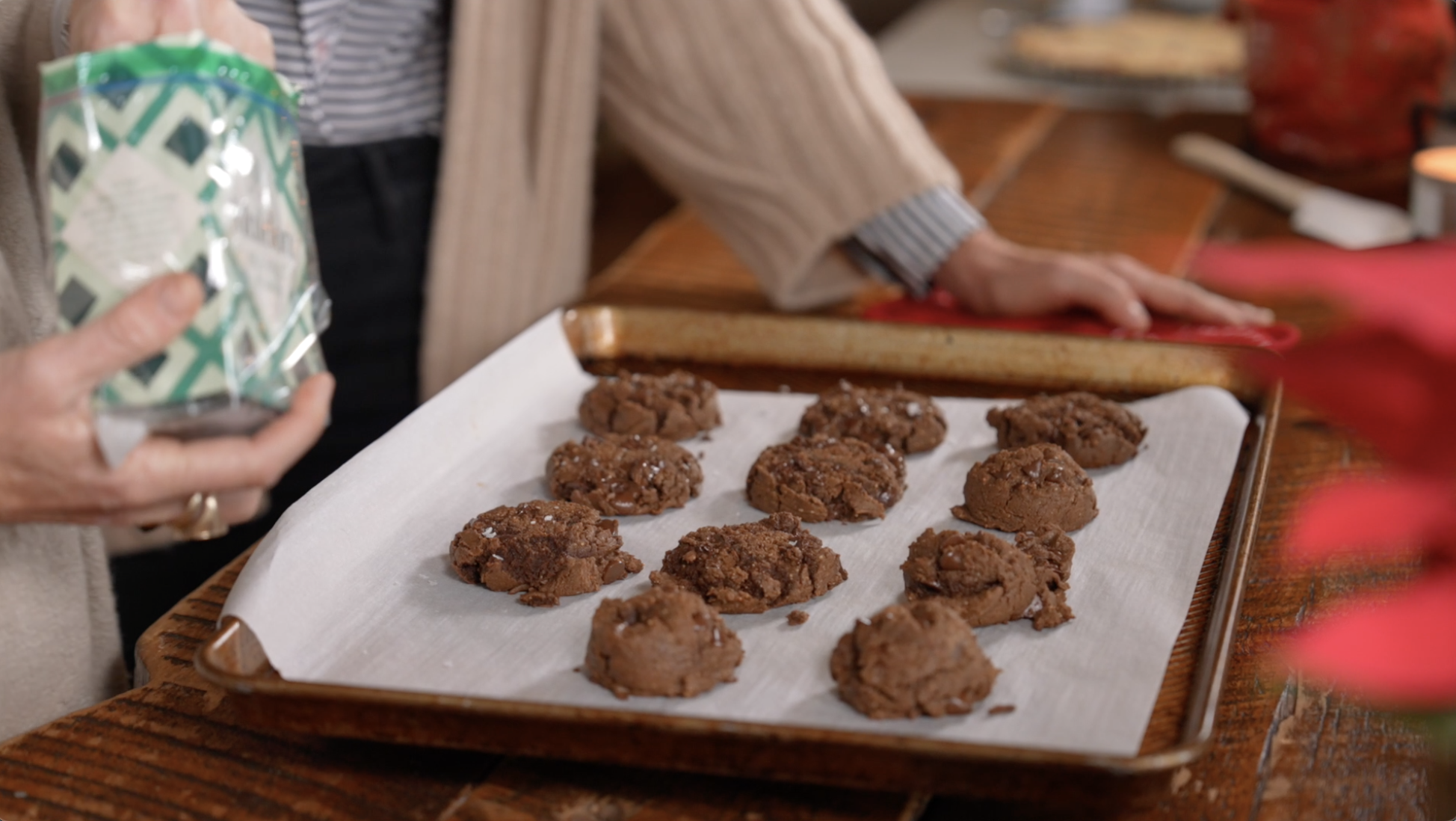 Gluten–Free Peanut Butter Chocolate Cookies