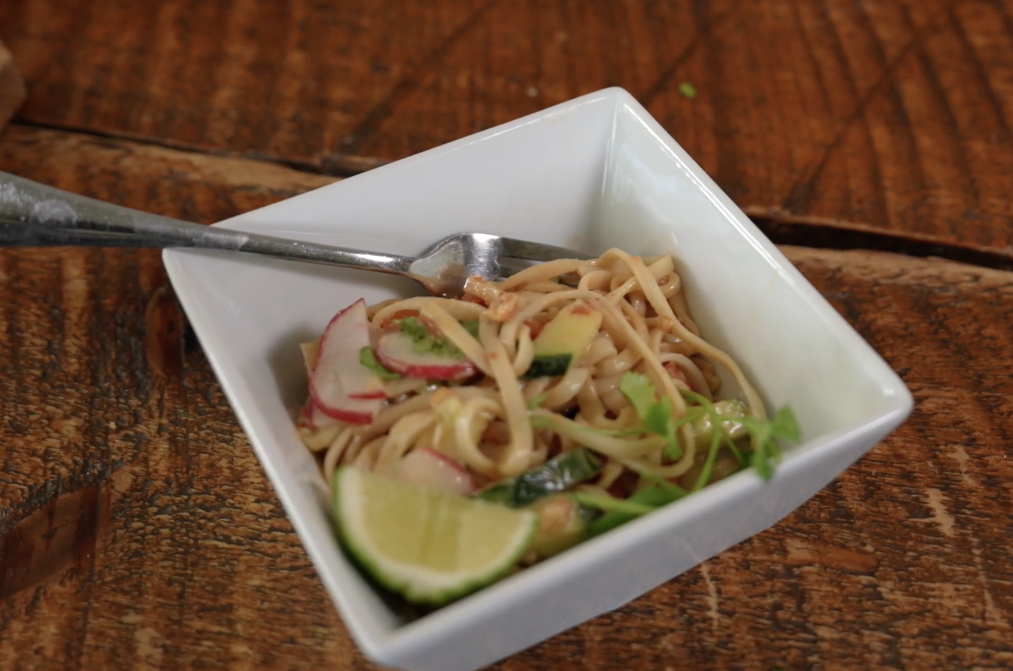 Cold Soba Noodle Salad with Spicy Peanut Sauce
