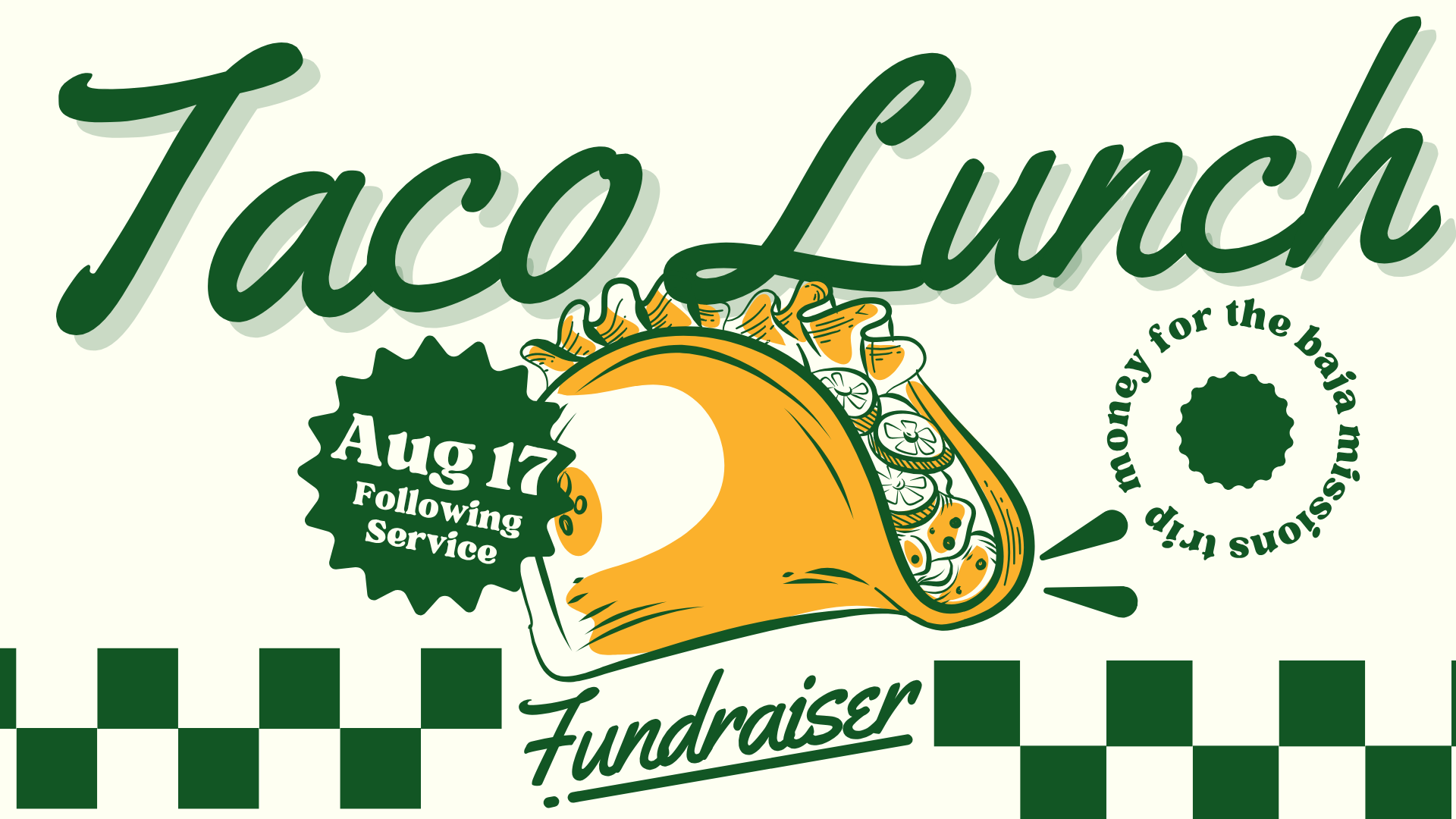 Taco Fundraiser