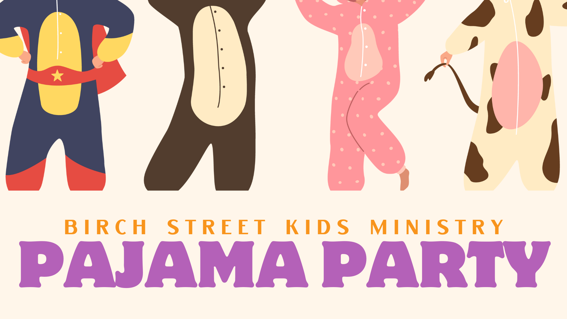 Birch Street Kids Pajama Party