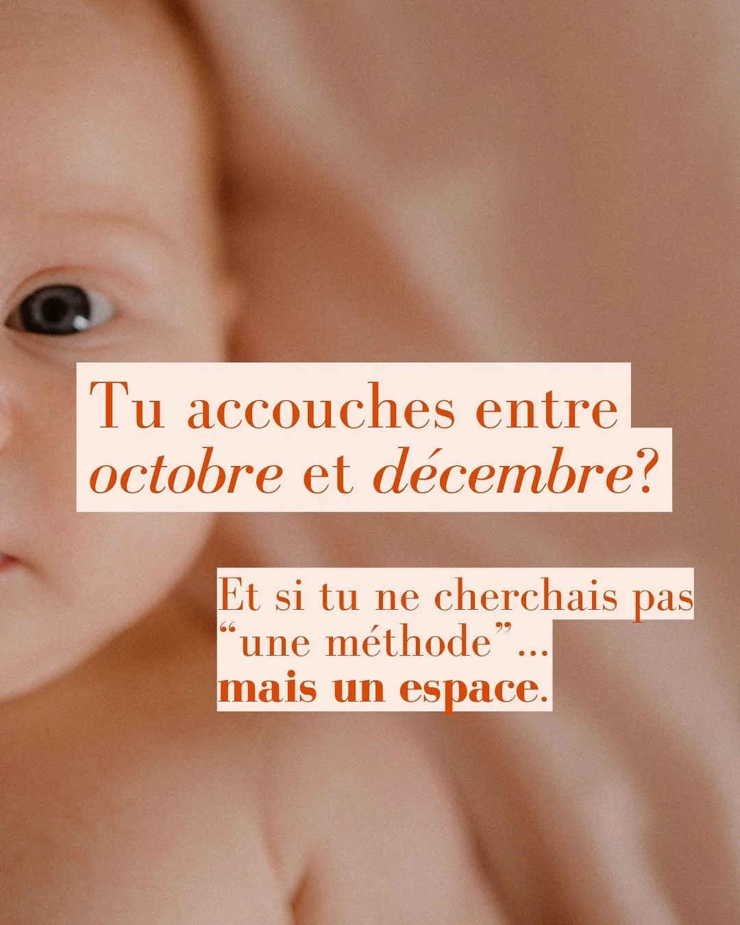 Tu accouches entre octobre et d&eacute;cembre ? 💓

Tu es &agrave; ce moment o&ugrave; tout devient plus concret.
Le corps change, les &eacute;motions s&rsquo;intensifient, et parfois tu te dis : &ldquo;Mais comment je vais vivre &ccedil;a, moi ?&rdq
