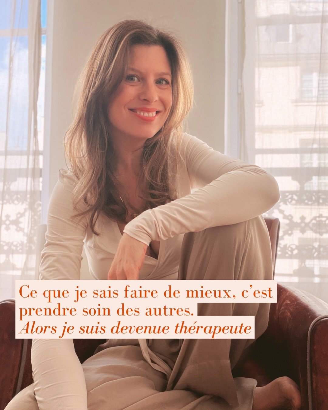 J&rsquo;ai mis du temps &agrave; trouver exactement o&ugrave; &eacute;tait ma place.
Avec le recul, je crois que tous les d&eacute;tours m&rsquo;ont finalement men&eacute;e au m&ecirc;me endroit.

Prendre soin des autres a toujours &eacute;t&eacute; 