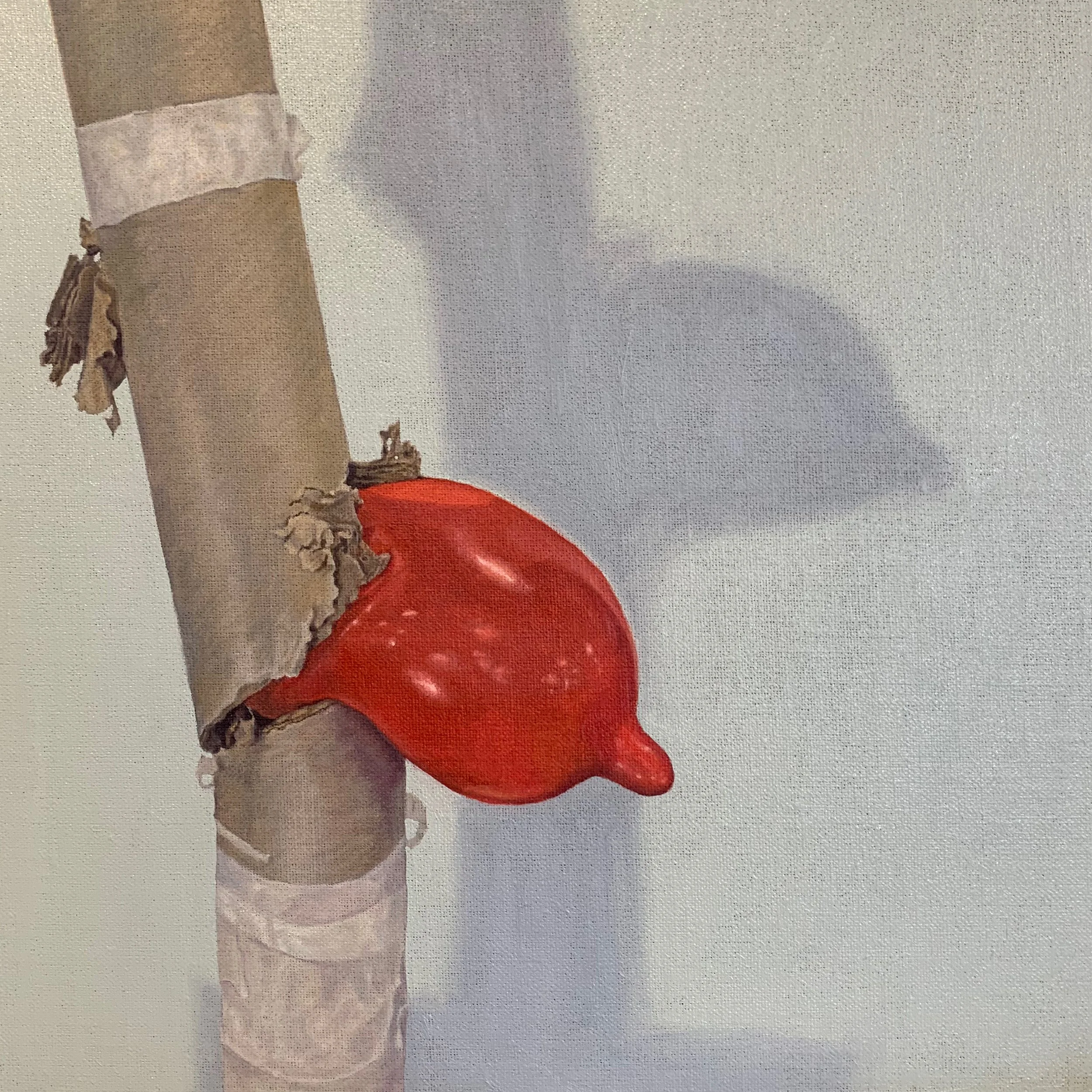Their potency is palpable, oil on linen board, 30 x 30cm, 2023