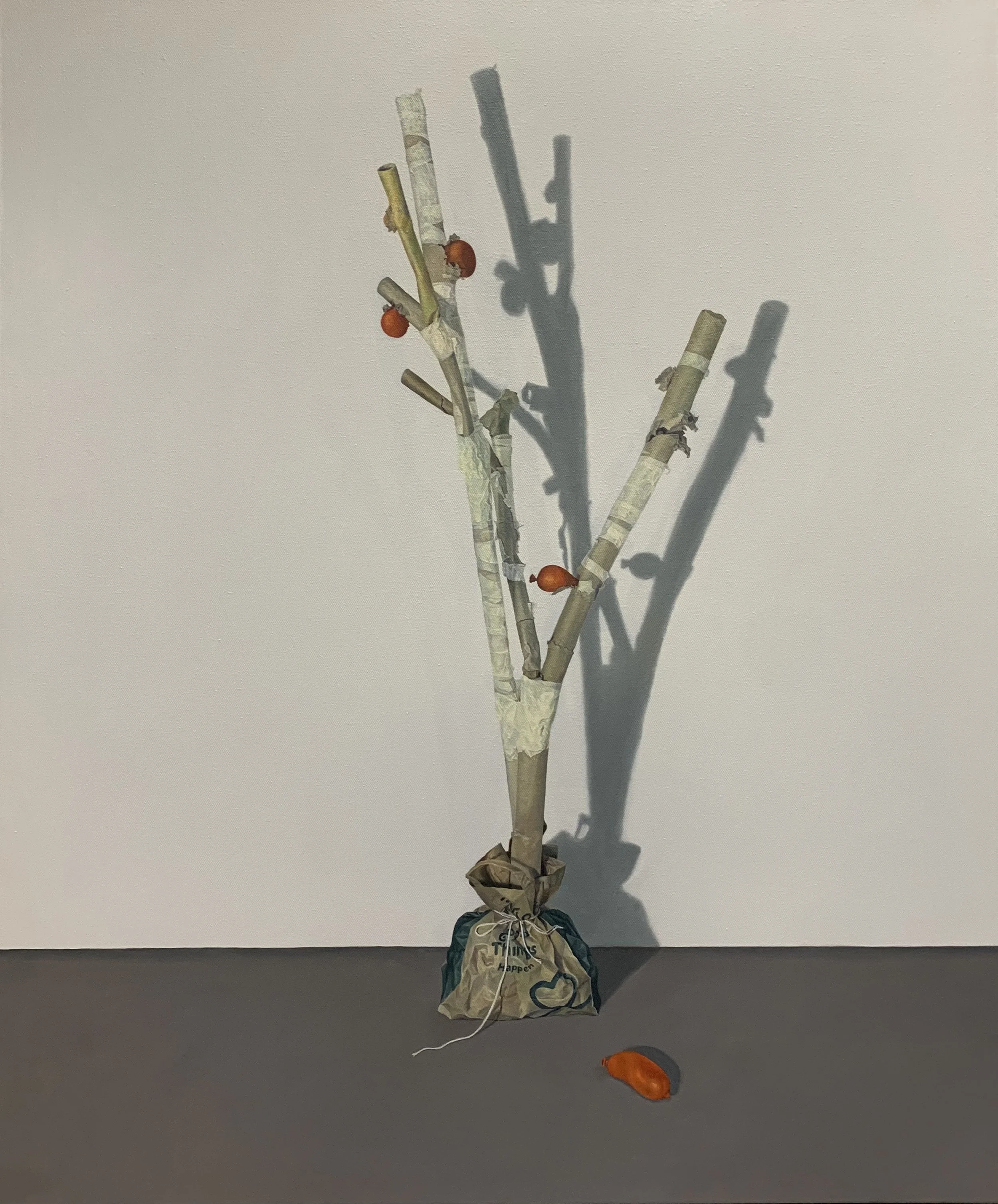 Good things happen and replenish daydreams, oil on canvas, 120 x 100 cm