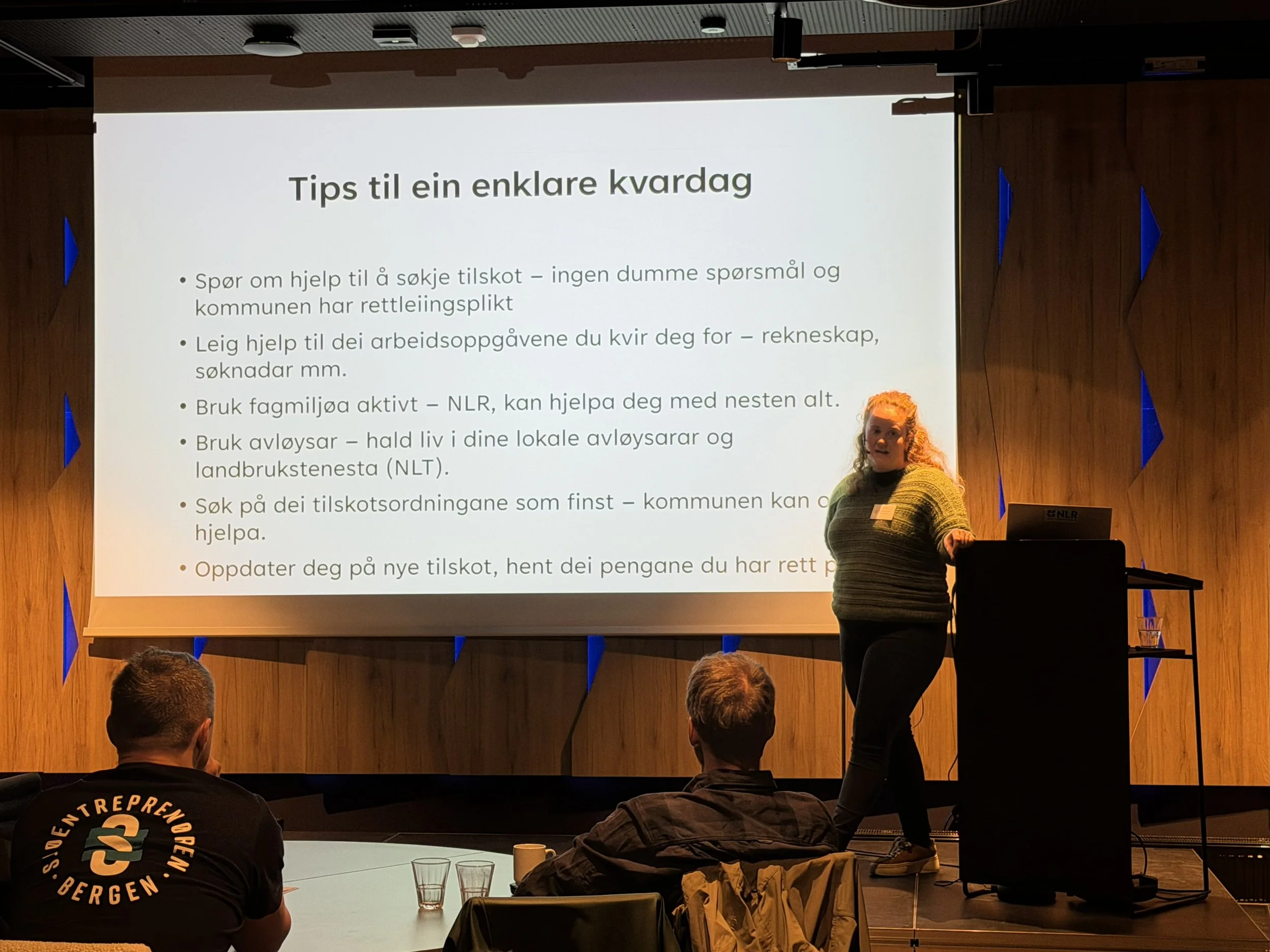  Inger Marie Hernes fra Voss landbrukskontor informerte om tilskuddsordninger og søknader. 