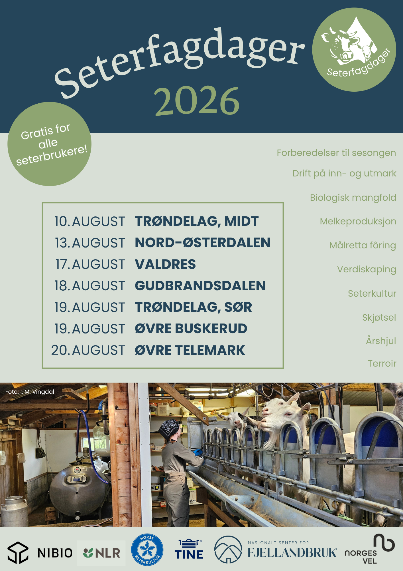 Seterfagdager 2026