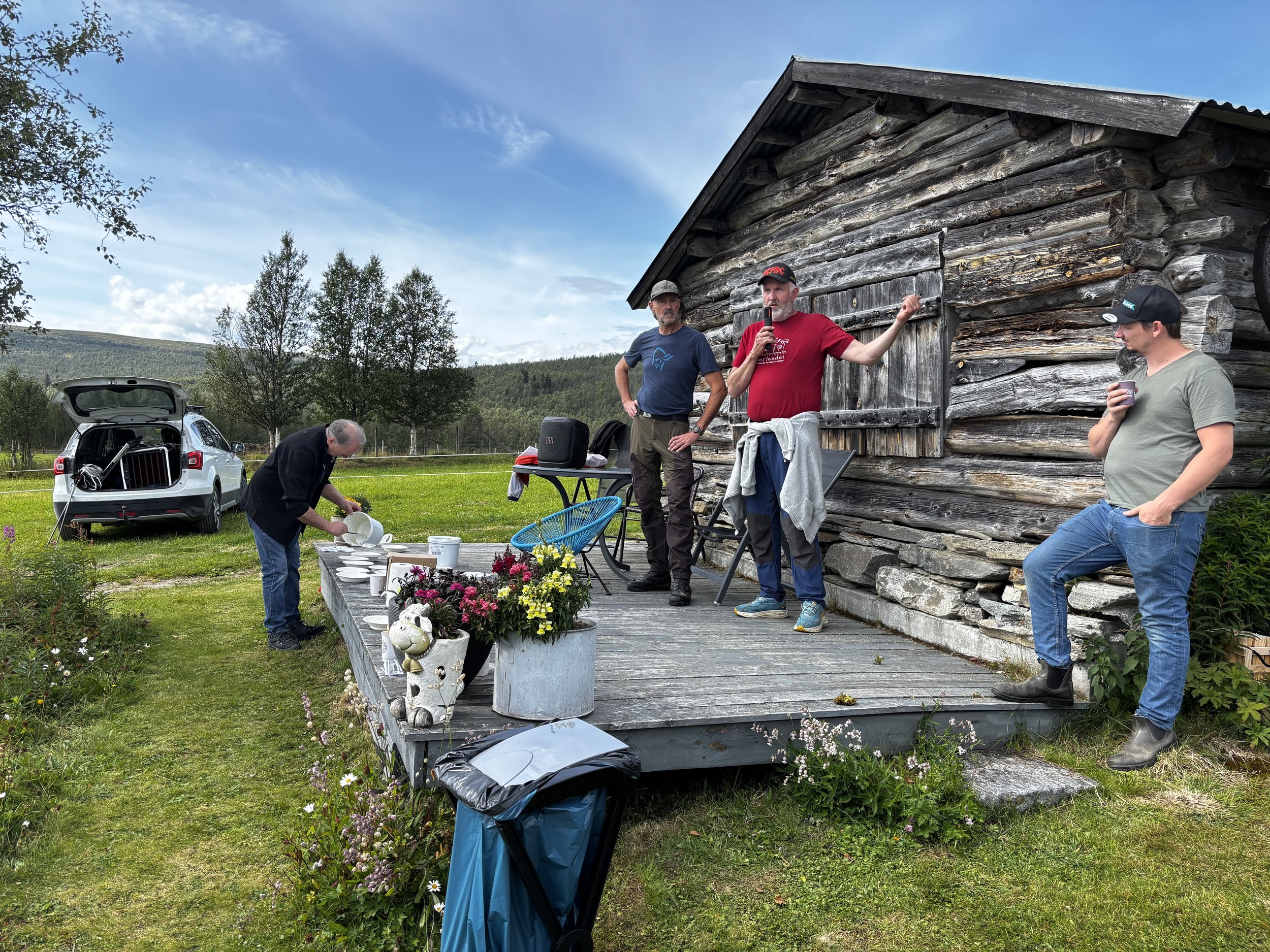 Seterfagdag på Aasgårdvollen i Vingelen 13. august