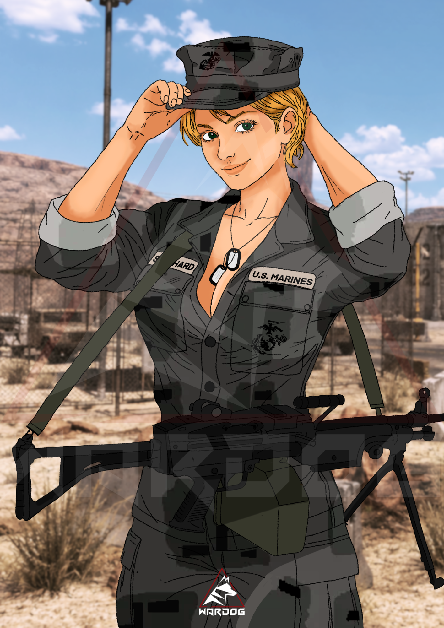 American Pin-up Art Print