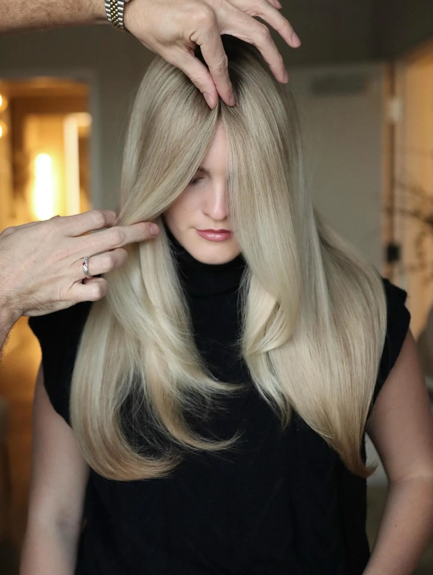 Trend forecast: you&rsquo;re about to see this shade everywhere. ☁️💫 x @zacharywrighthair 

#healthyhair #hairstylist #luxurysalon #brentwoodtn #nashvillehair