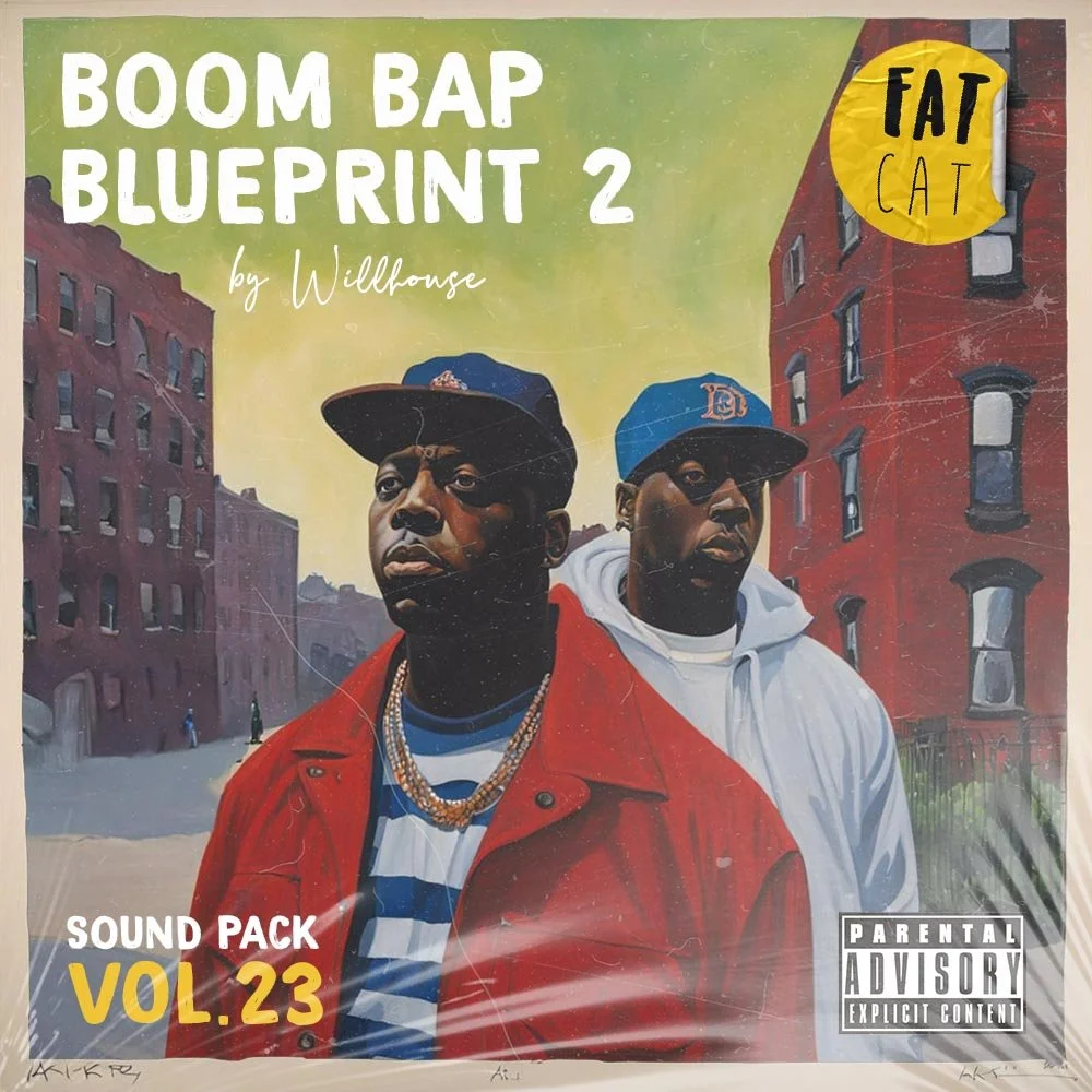 classic old school hip hop drum kit BOOM BAP BLUEPRINT 2