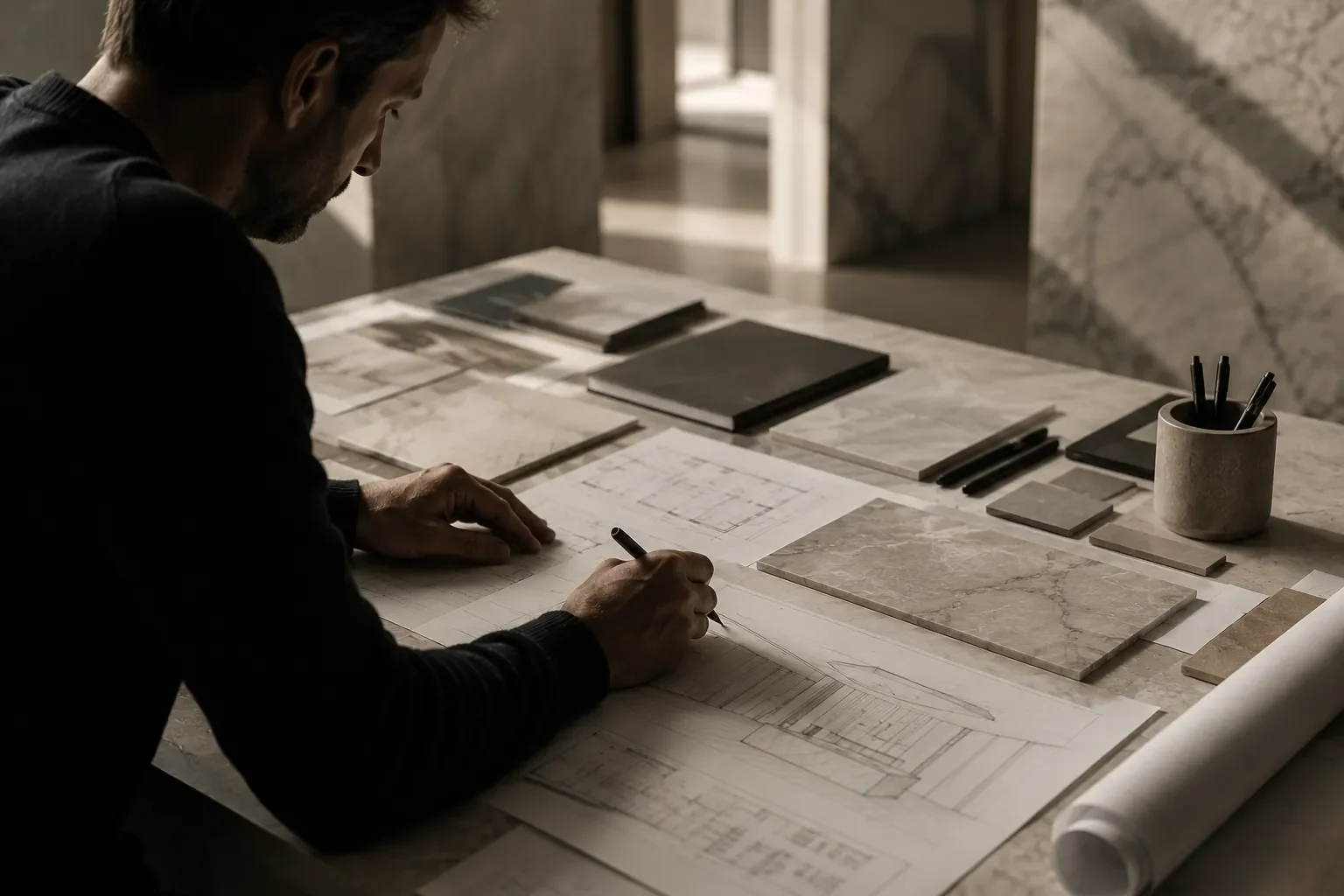 WHY ARCHITECTS SPECIFY WATERJET CUTTING FOR STONE AND PORCELAIN PROJECTS