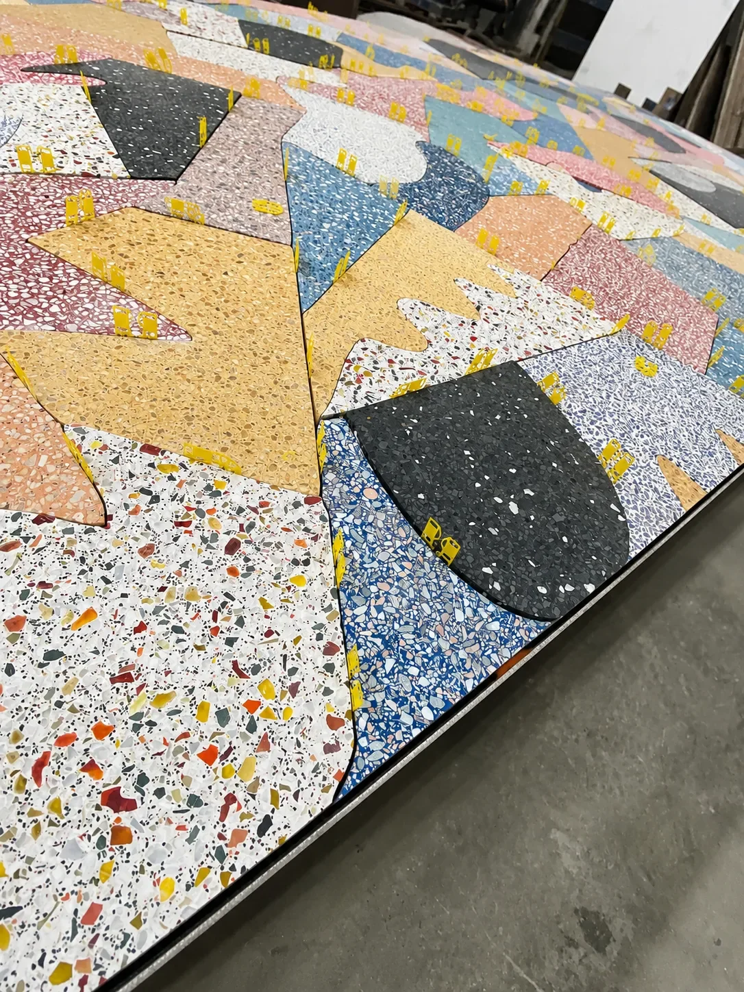 Colourful Terrazzo Mosaic Workshop Table (1).webp