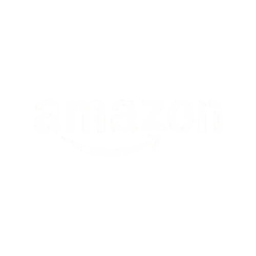 The Amazon Logo in white.