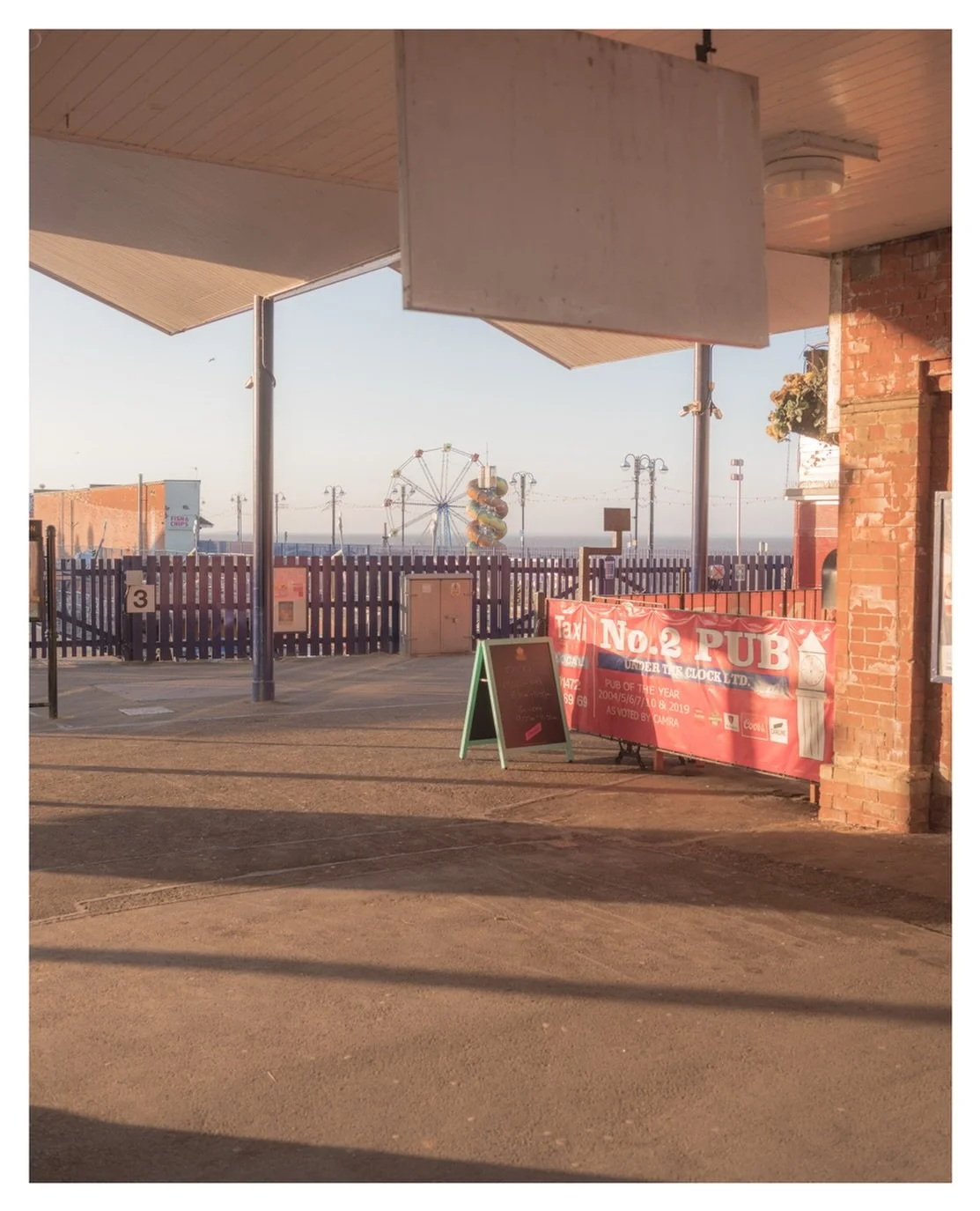 Cleethorpes from the archives. 
The beach rides are the most shot subjects at Clee and although they are not the main subjects in this shot, it&rsquo;s always nice to get them in from different viewpoints.
#documentingspace #coastalphotography