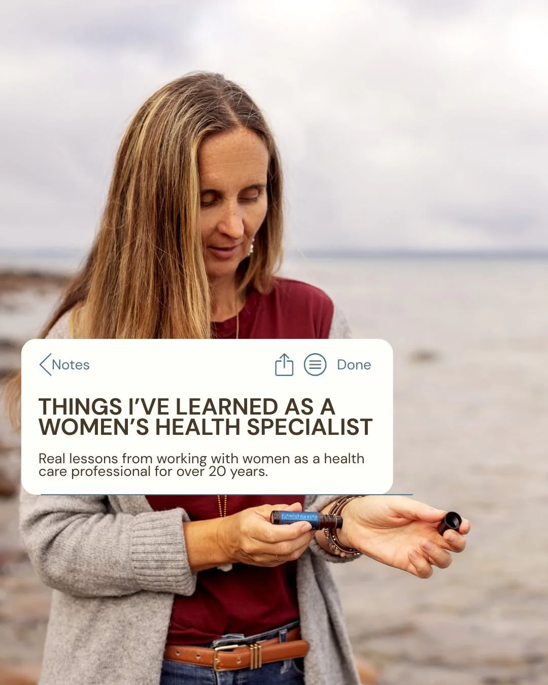 Things I&rsquo;ve learned as a women&rsquo;s health specialist with over 20 years of experience. 

1/ Your body is always communicating with you. 

It may be just a whisper but it&rsquo;s important you listen to it before it starts shouting at you. 
