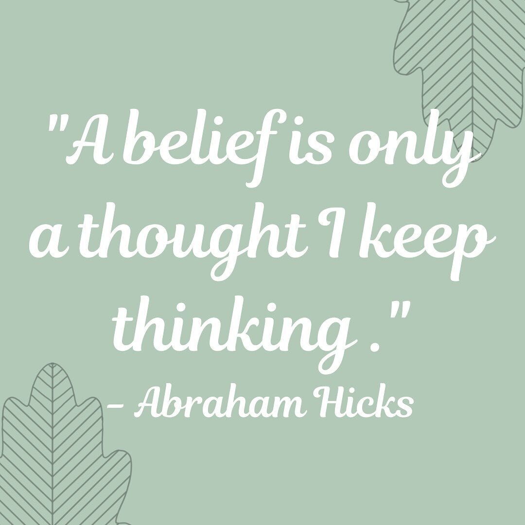 &ldquo;A belief is only a thought I keep thinking.&rdquo; - Abraham Hicks 

Love this woman&rsquo;s words! Who do you look to for your words of inspiration? 💭

#midweekmotivation #positiveaffirmations #quoteoftheday #station33cafeandyoga #hamptonnb 