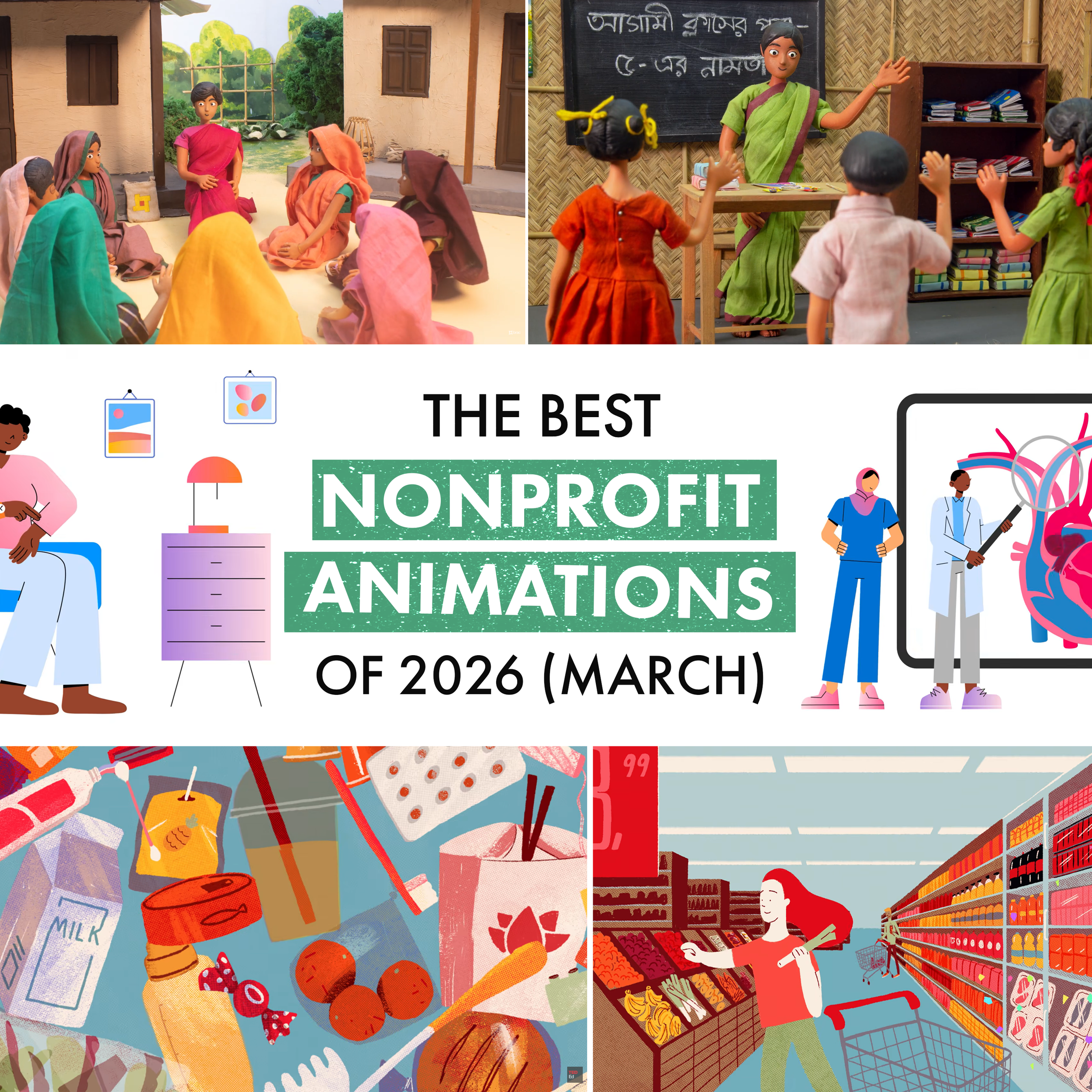 Best Nonprofit Animated Videos of 2026 (March)