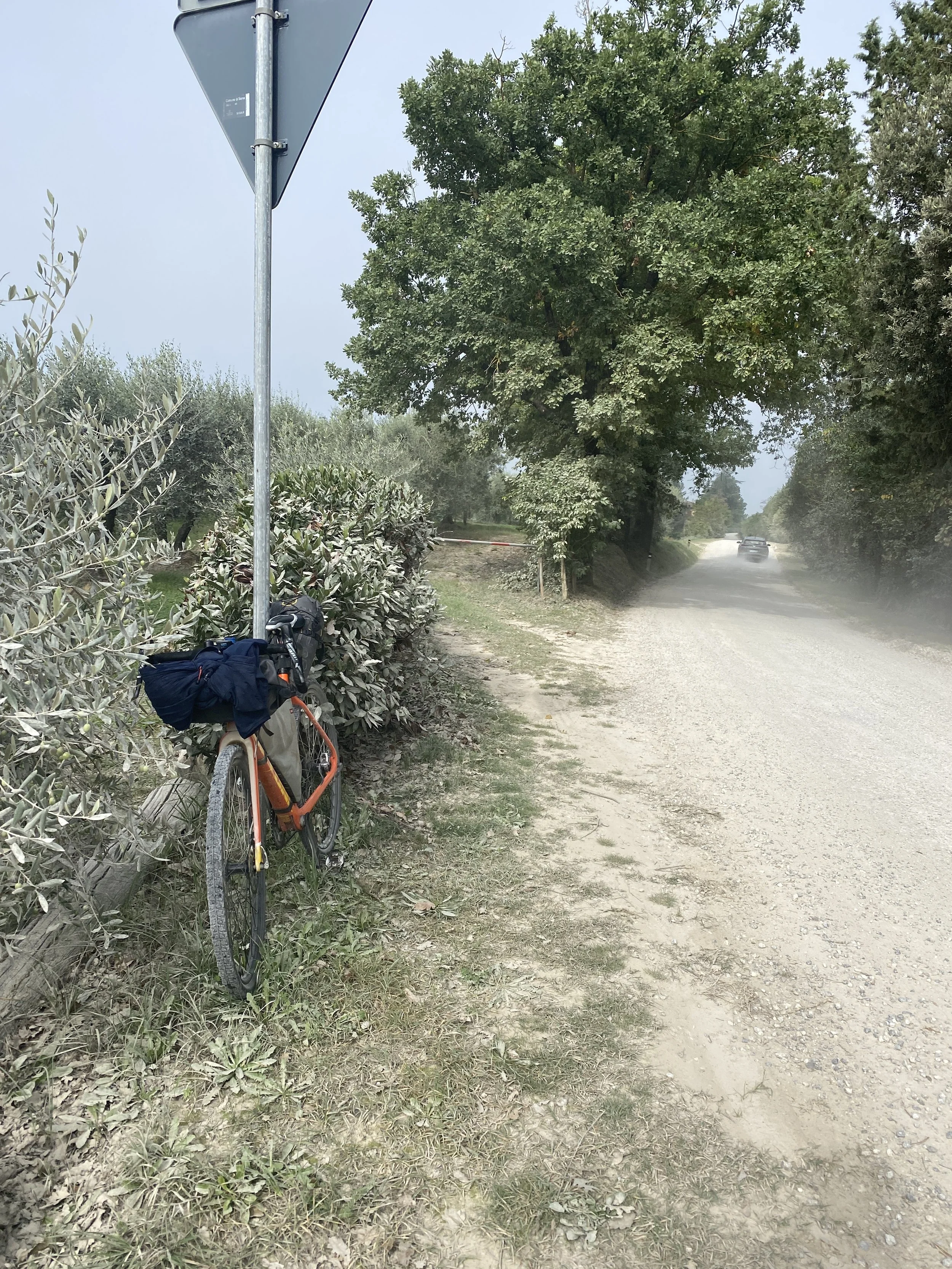 White dust. Kind of an honour to get covered in it.