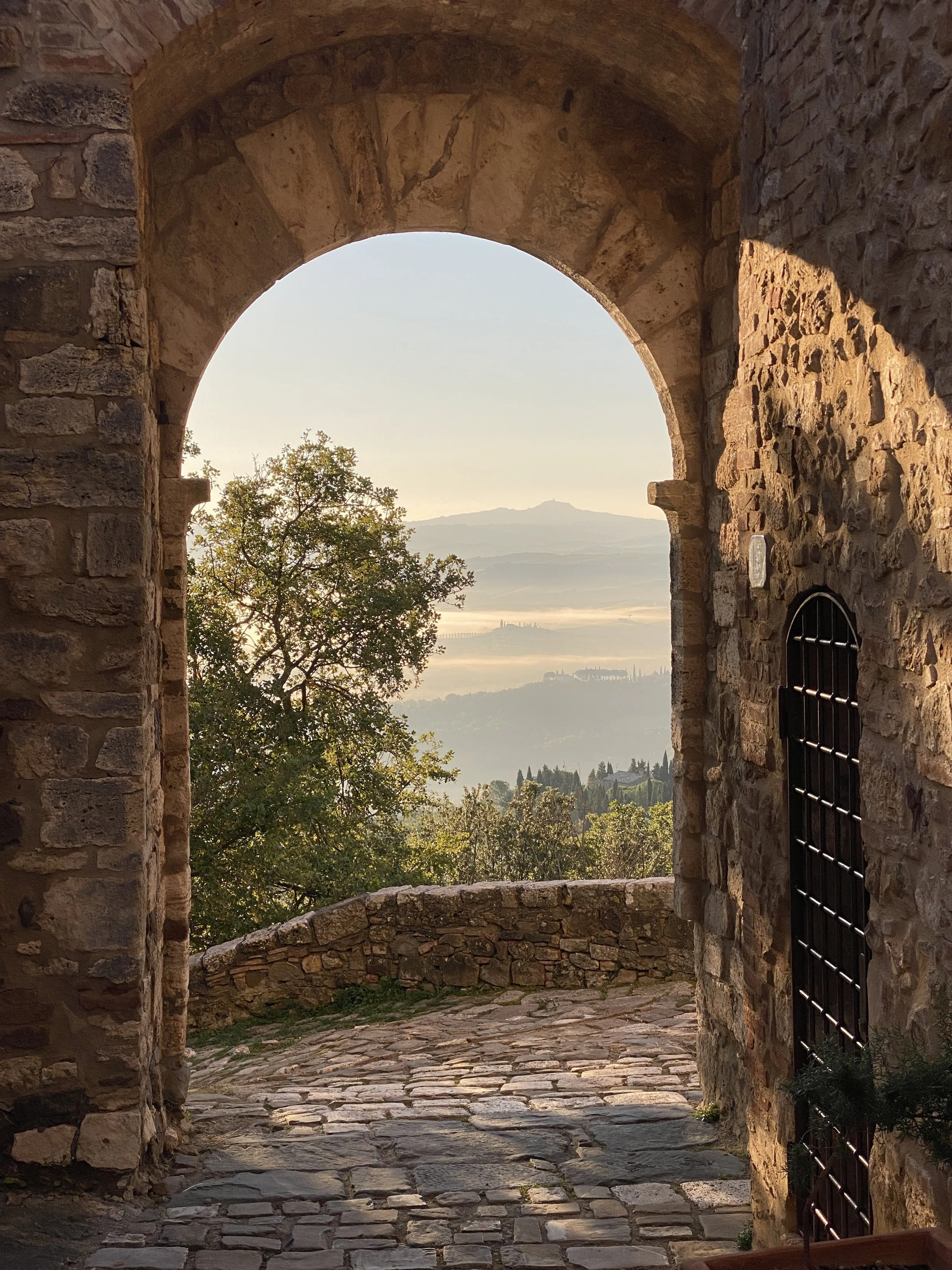 Wonderful soft morning light in Alto Vignoni