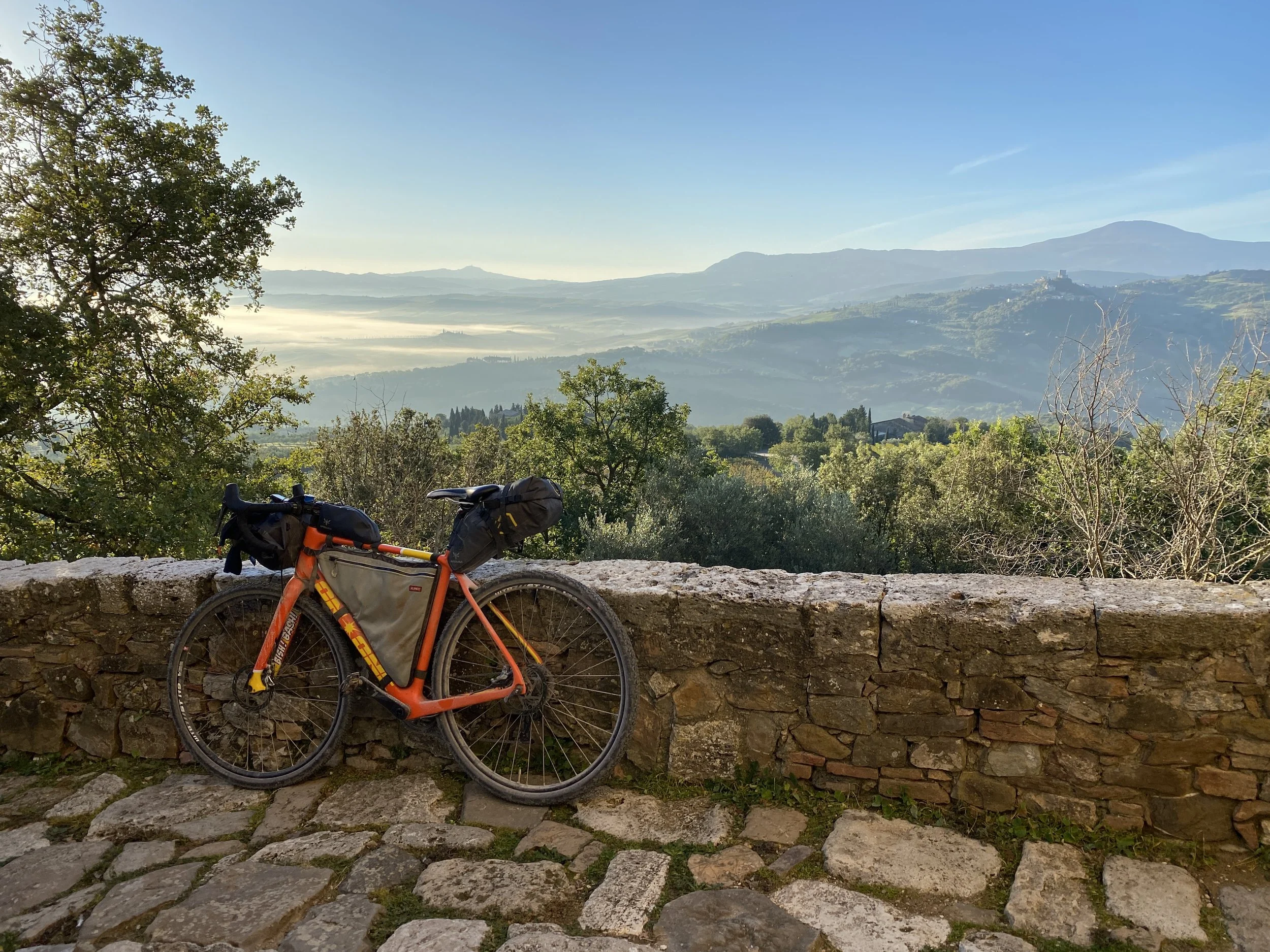 Looking over towards Castiglione d'Orcia