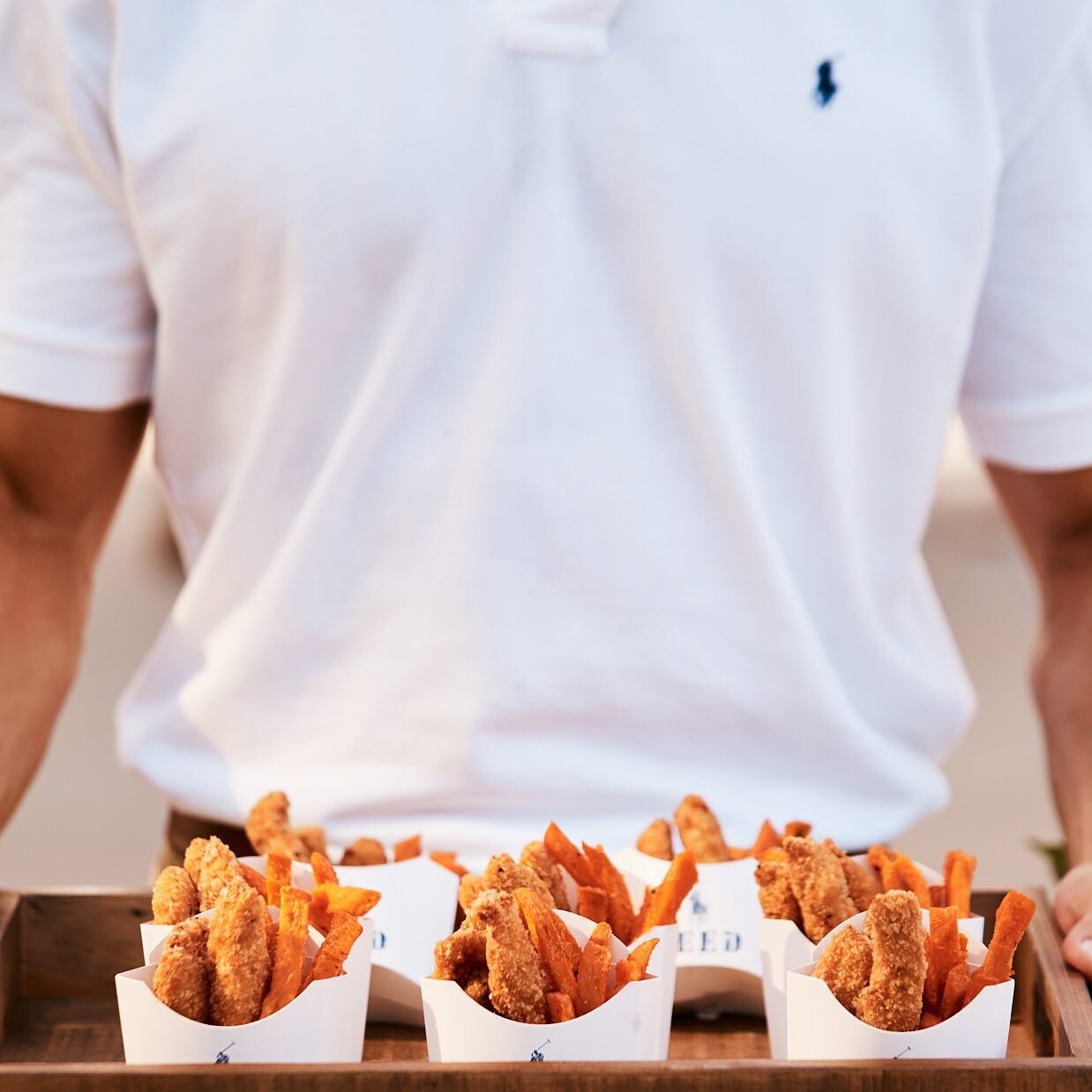 Kids food bound to be stolen by grownups
 - - - - - - - - - - - - - - - - - - - - - - - - - - - - - - - - - - -
Baked Chicken and Sweet Potato Fries for the Feed x Polo carousel party
 - - - - - - - - - - - - - - - - - - - - - - - - - - - - - - - - -