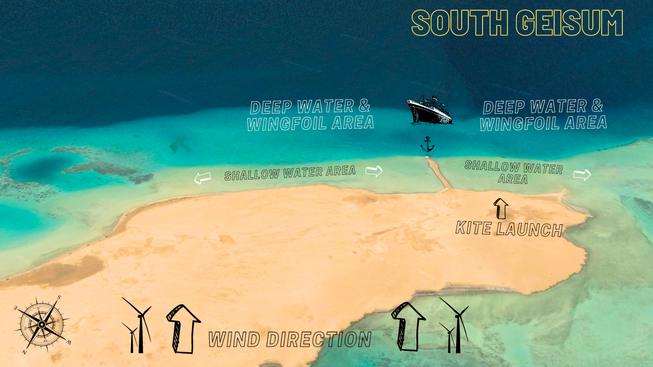 egypt kite cruise, spot guide