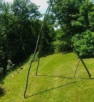 BRANCH SCULPTURE #77 TeePee mntp in BALANCE......^