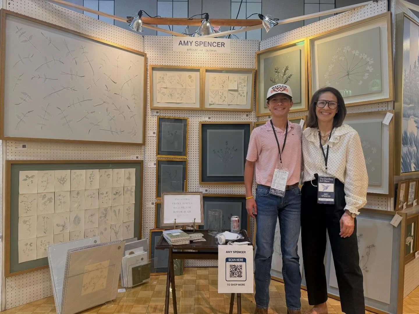 It&rsquo;s Monday morning and I&rsquo;m still trying to find the words to sum up the weekend at the @thehardingartshow.  It was just such a joy and privilege to be a part of! 

Thank you to all the volunteers, collectors, and art buddies who made my 