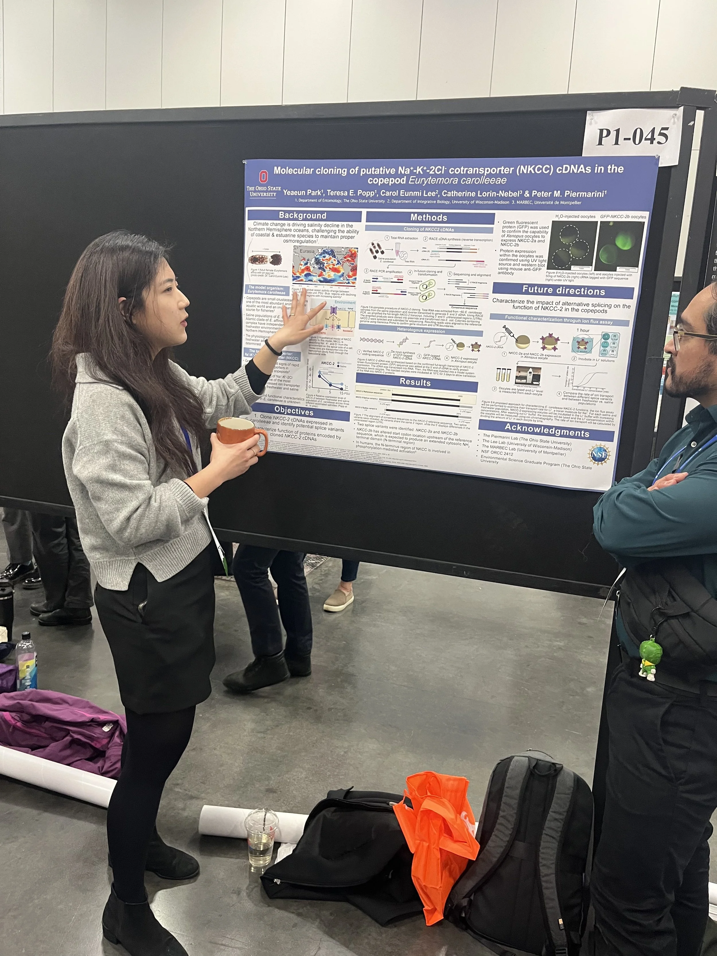 Congratulations to Yeaeun Park on Receiving the Poster Presentation Award from the Society for Integrative and Comparative Biology