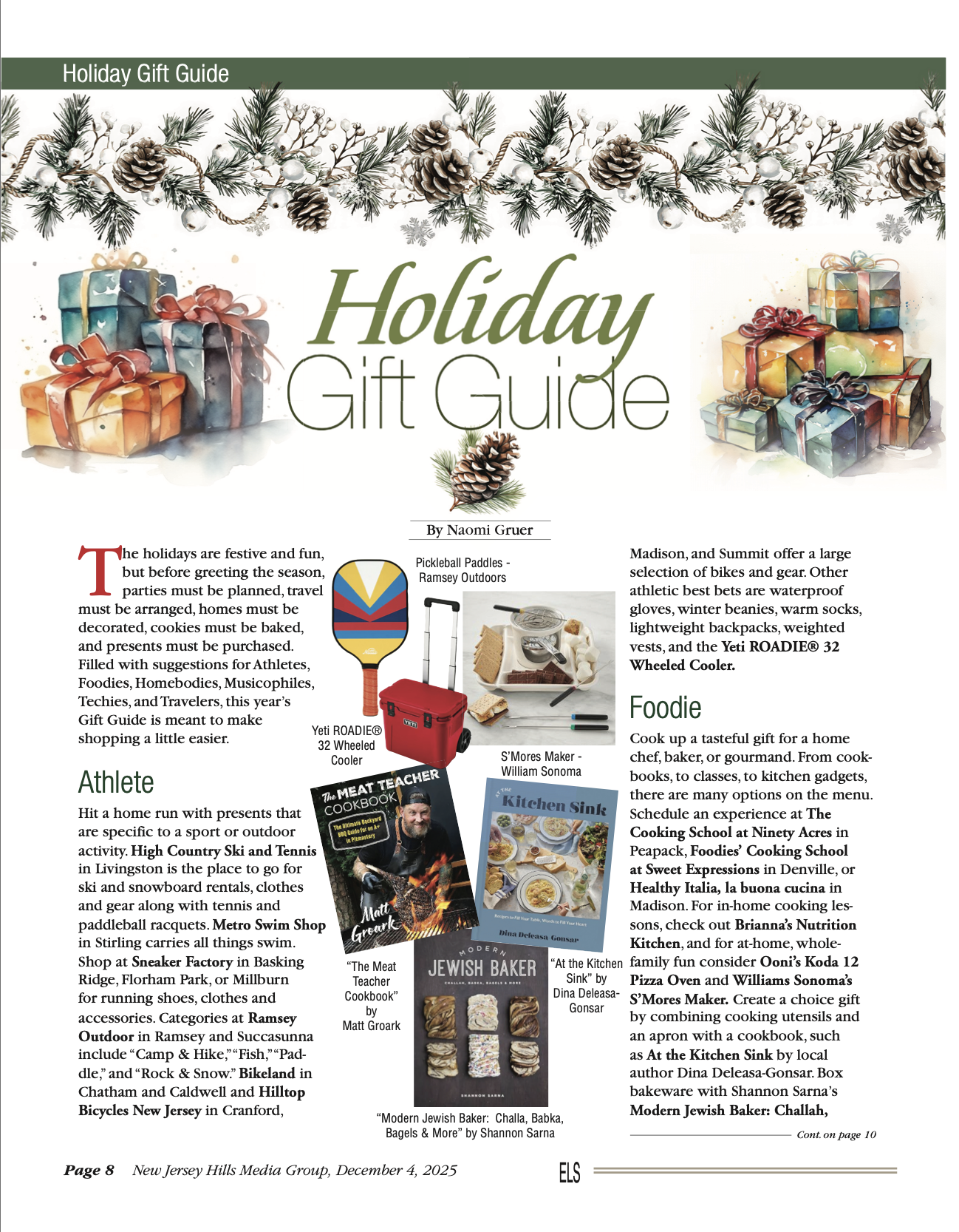 Elegant Lifestyles Magazine - Holiday 2025, "Holiday Gift Guide" (cover)