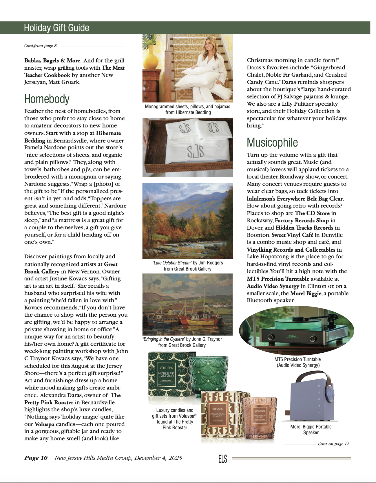 Elegant Lifestyles Magazine - Holiday 2025, "Holiday Gift Guide" (cover)